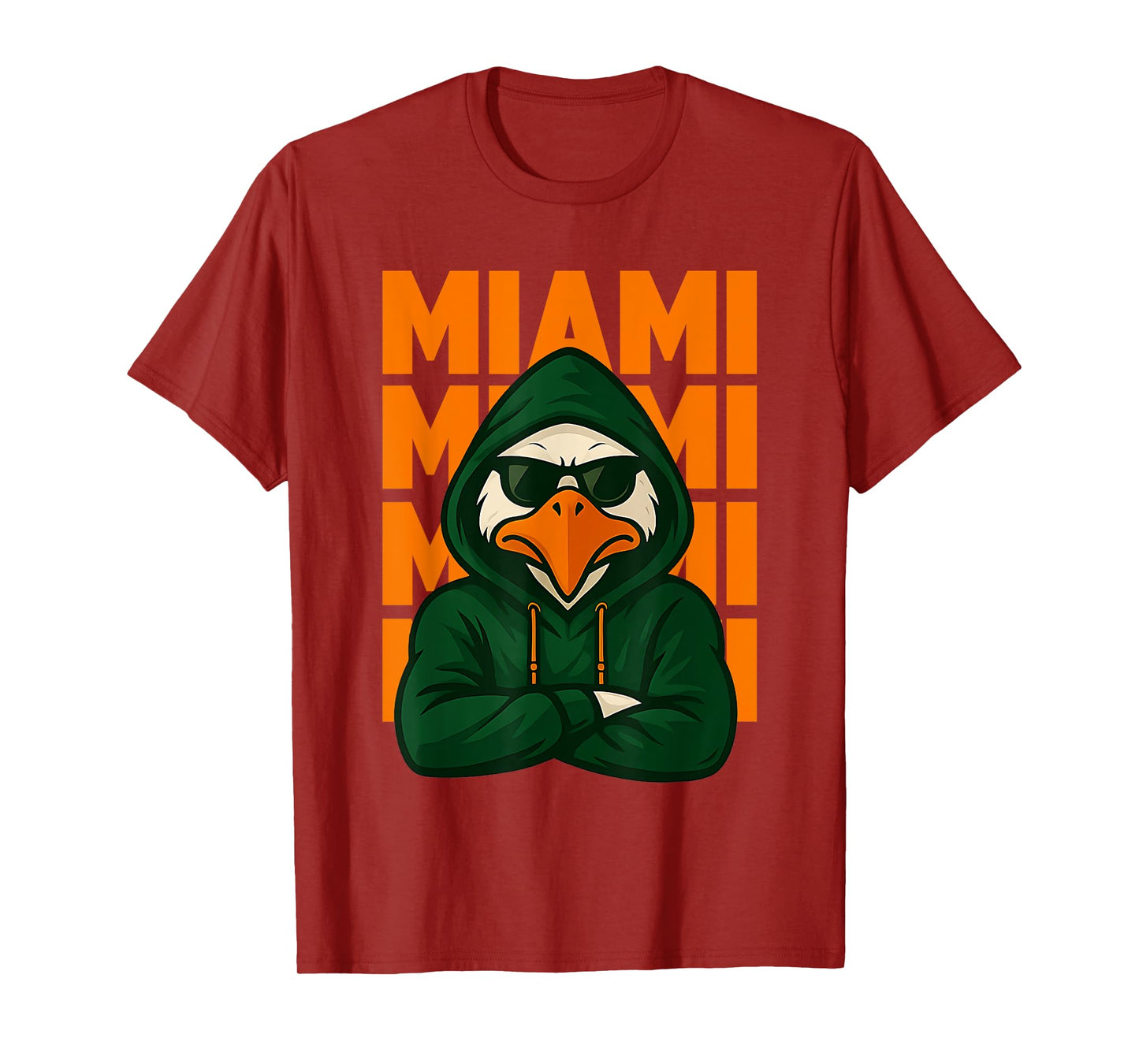 Retro Miami Vibes Animal Vintage for Men Women T-Shirt
