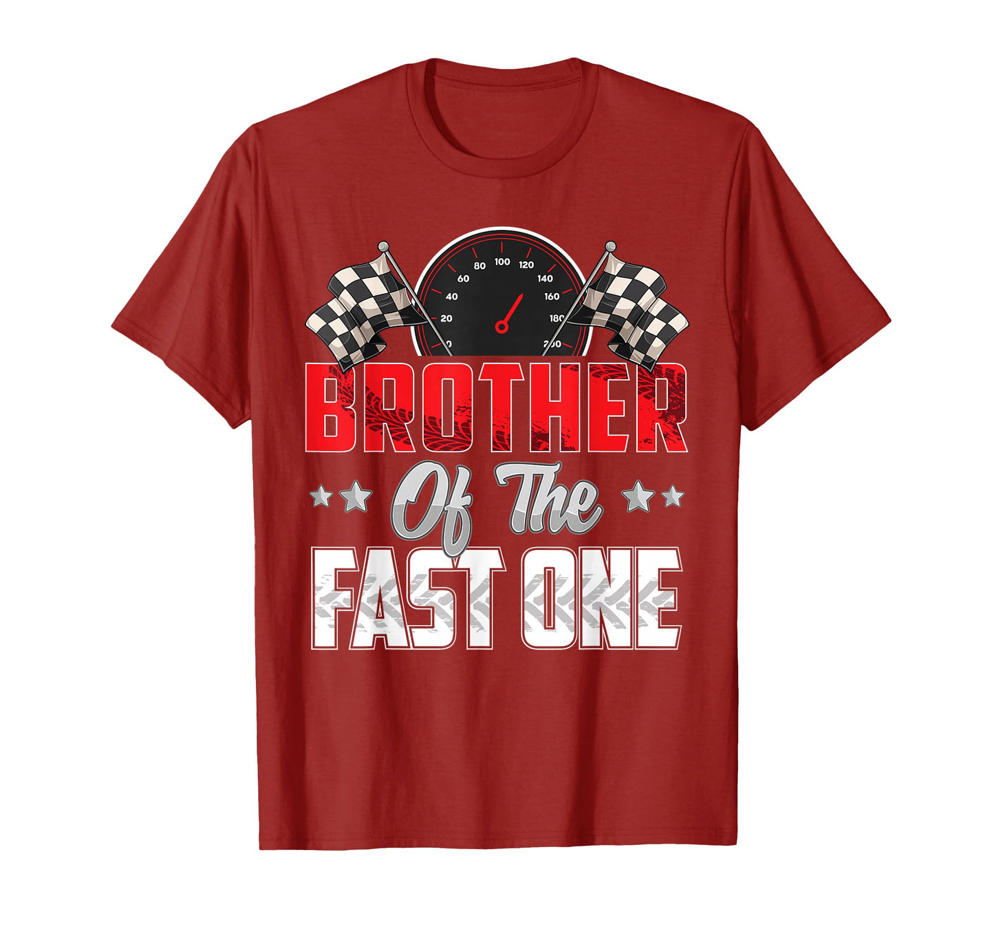 1 year old racing car fast one birthday 1st Family Brother T-Shirt