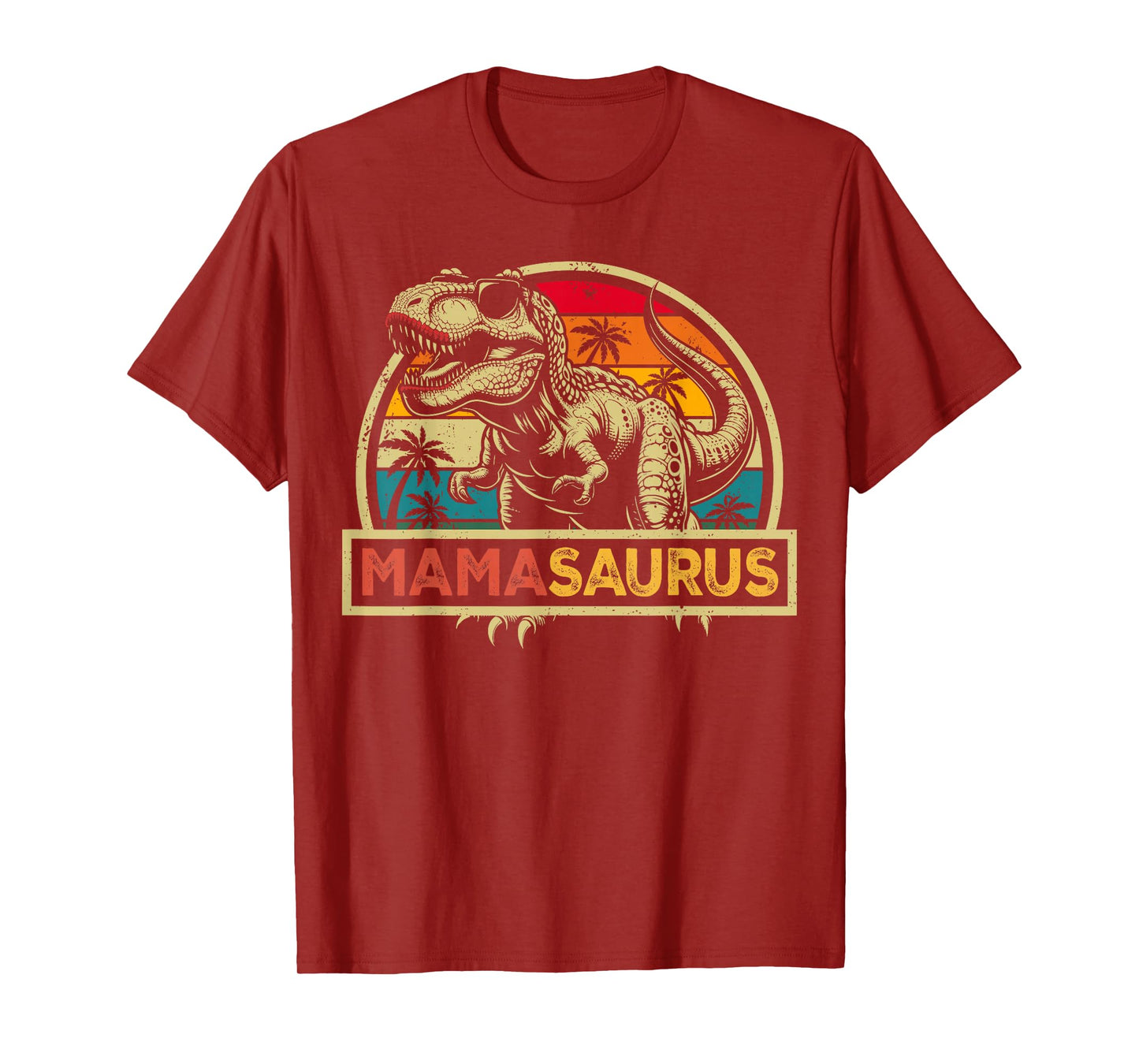 Mamasaurus T Rex Dinosaur Mama Saurus Family Matching T-Shirt