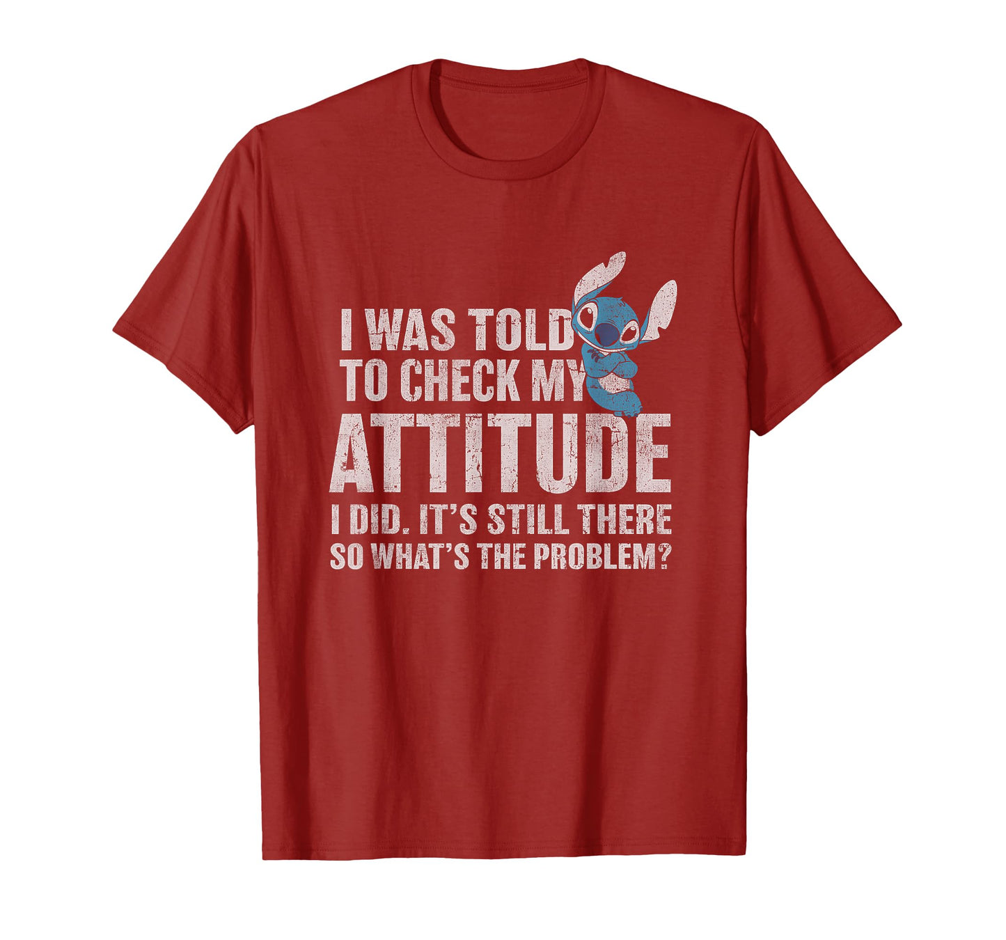 Disney Lilo & Stitch Attitude Problem Alien T-Shirt