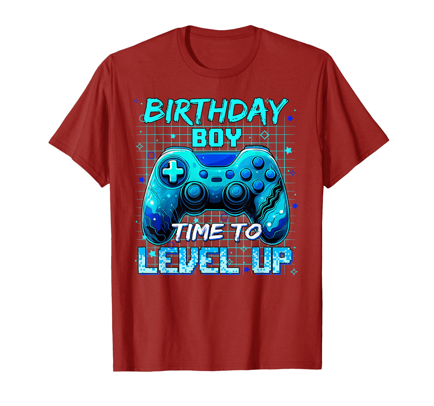 Birthday Boy Time to Level Up Video Game Family Matching T-Shirt