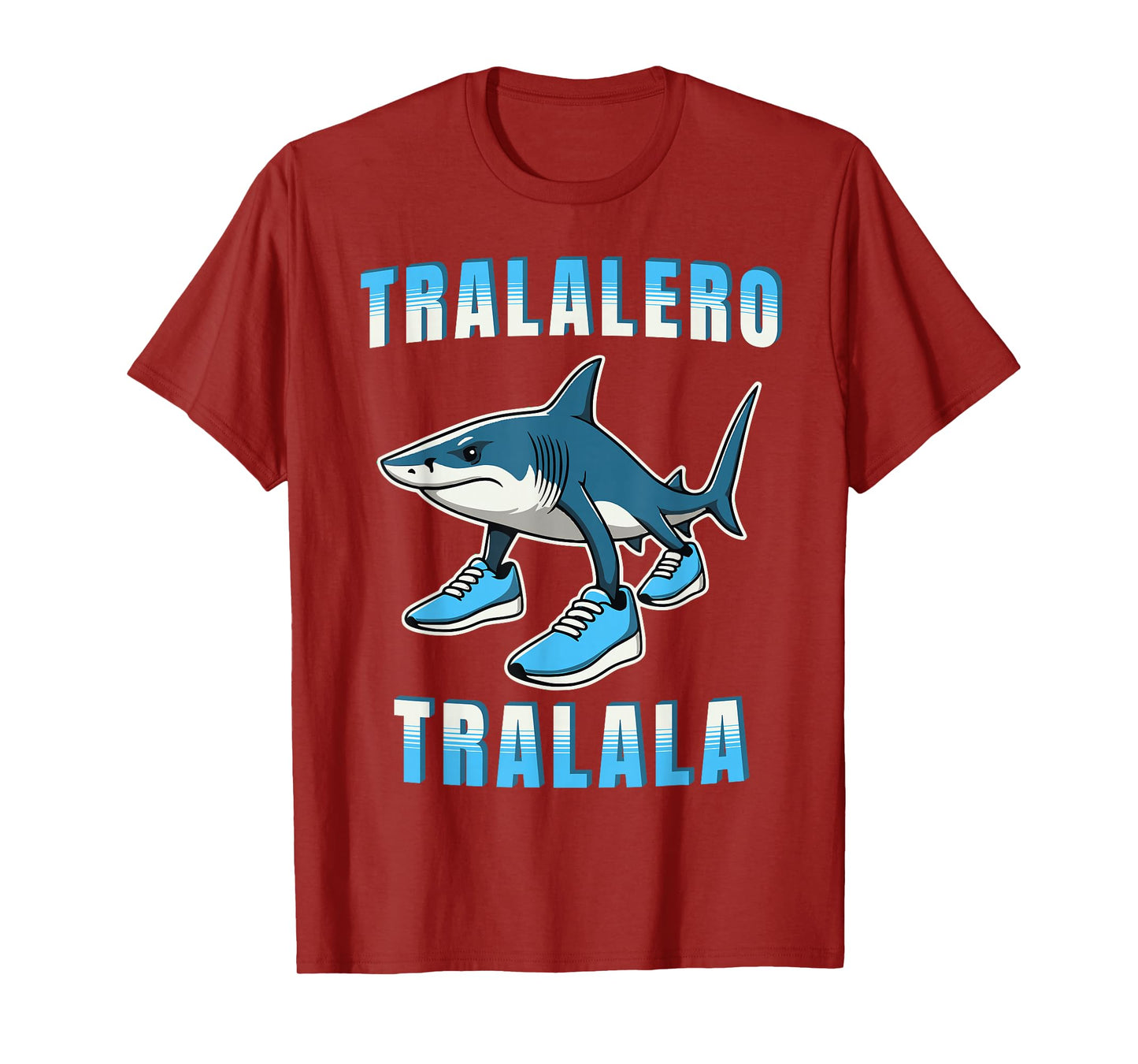 Tralalero Tralala Funny Italian Brainrot Toddlers Meme T-Shirt