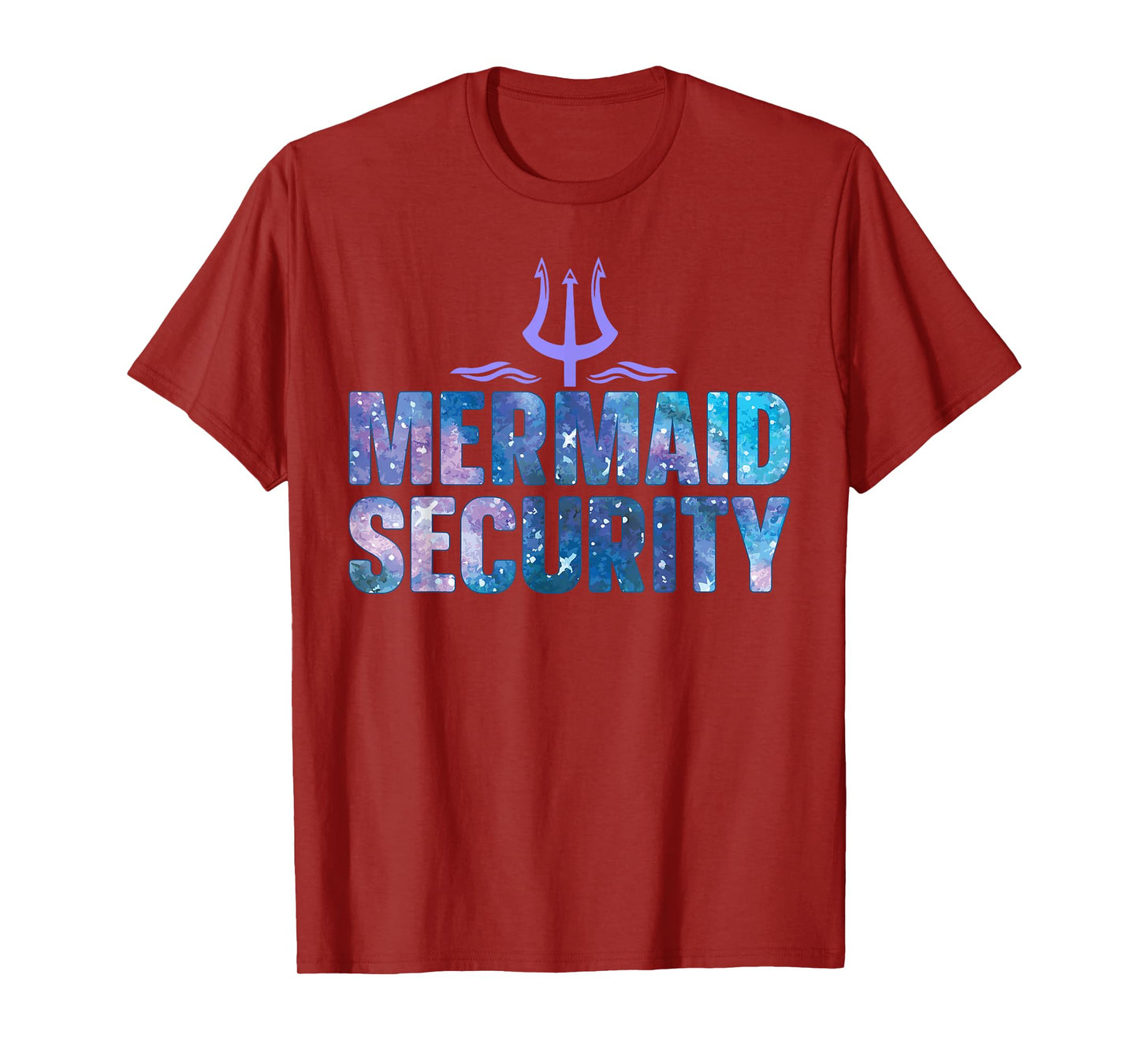 Mermaid Security Funny Dad Mermaid Family Mermaid Squad T-Shirt