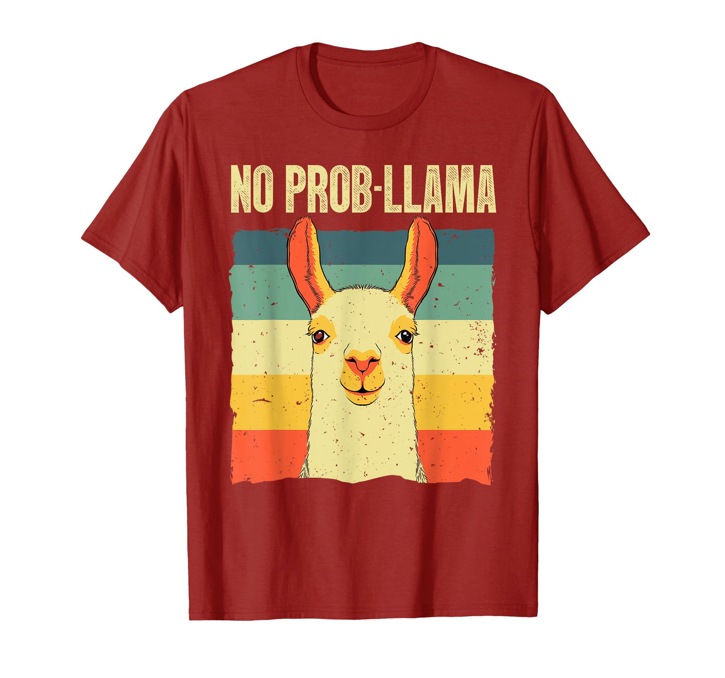 Cool Llama For Men Women No Prob Llama Alpaca Farming Animal T-Shirt