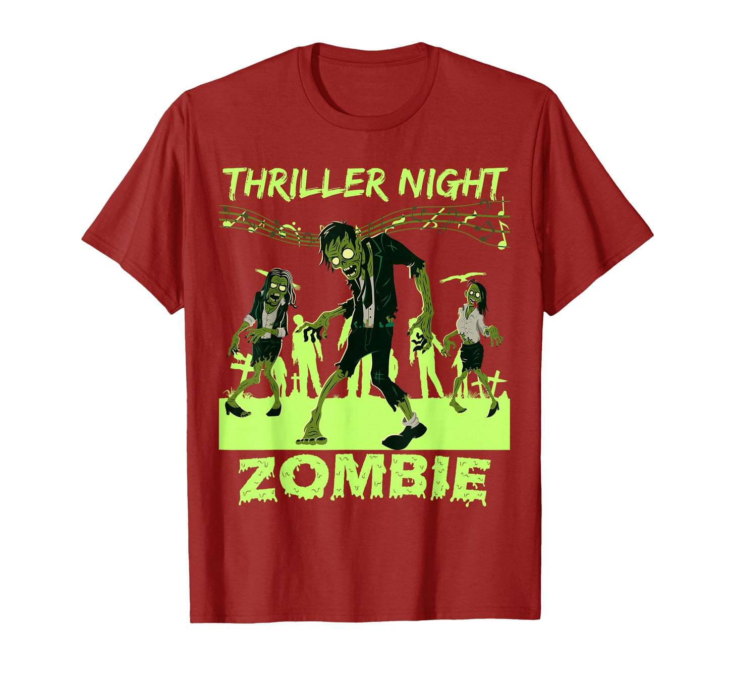 Thriller Night Halloween Dancing Zombie T-Shirt