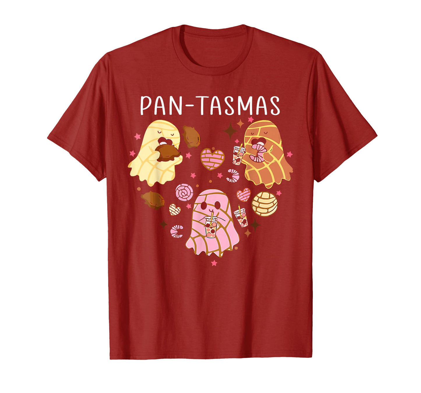 Pantasmas Ghost Funny Spooky Conchas Mexican Ghost Halloween T-Shirt