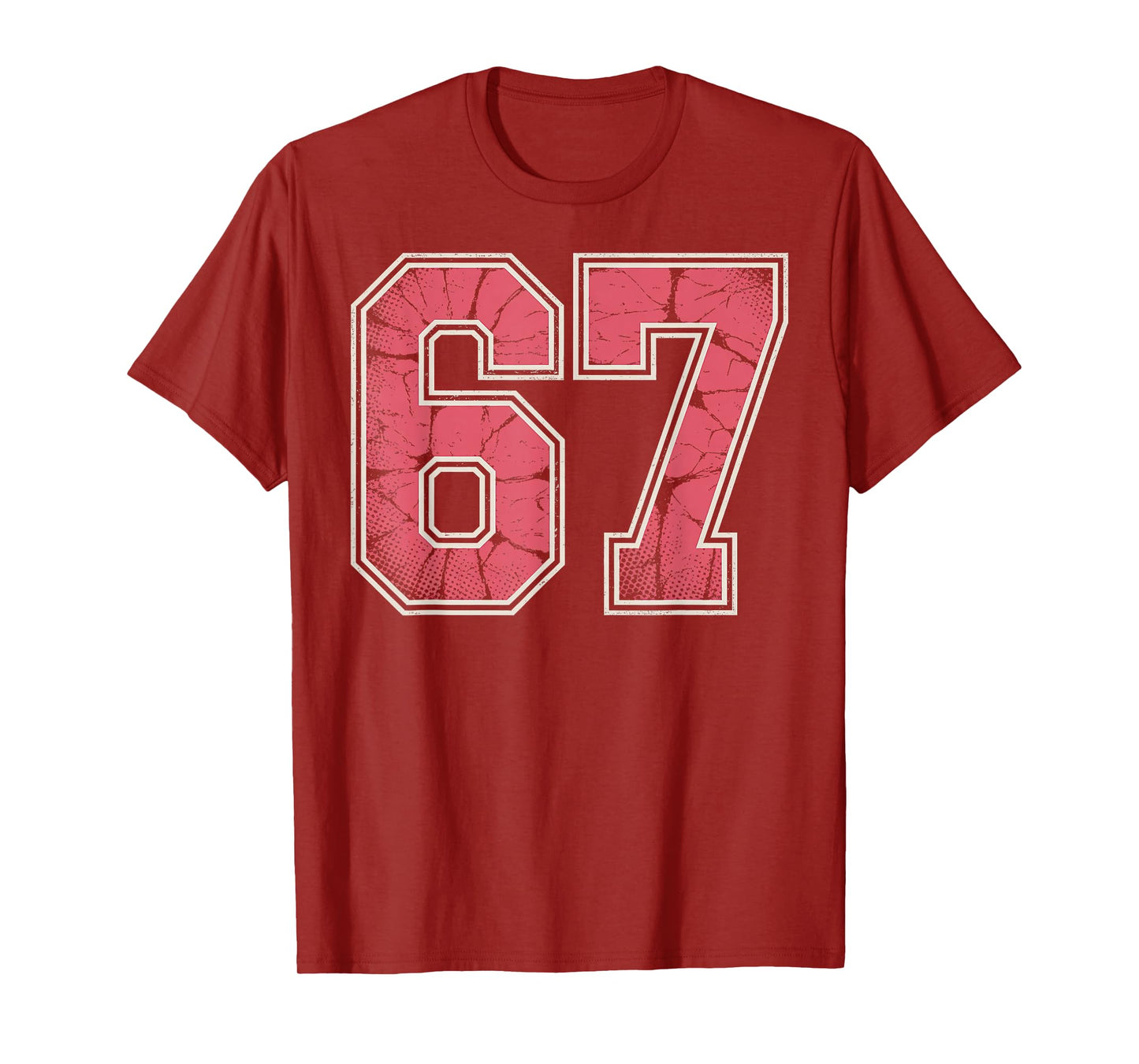 Pink and White 67 T-Shirt