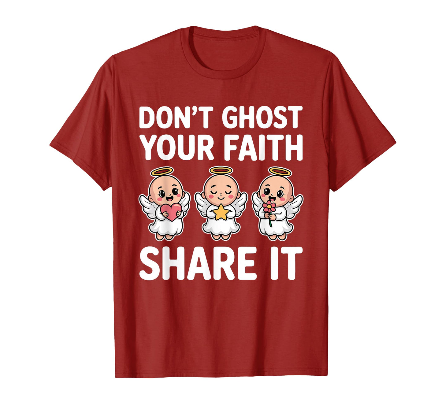 Don’t Ghost Your Faith Spiritual Positive Christian T-Shirt