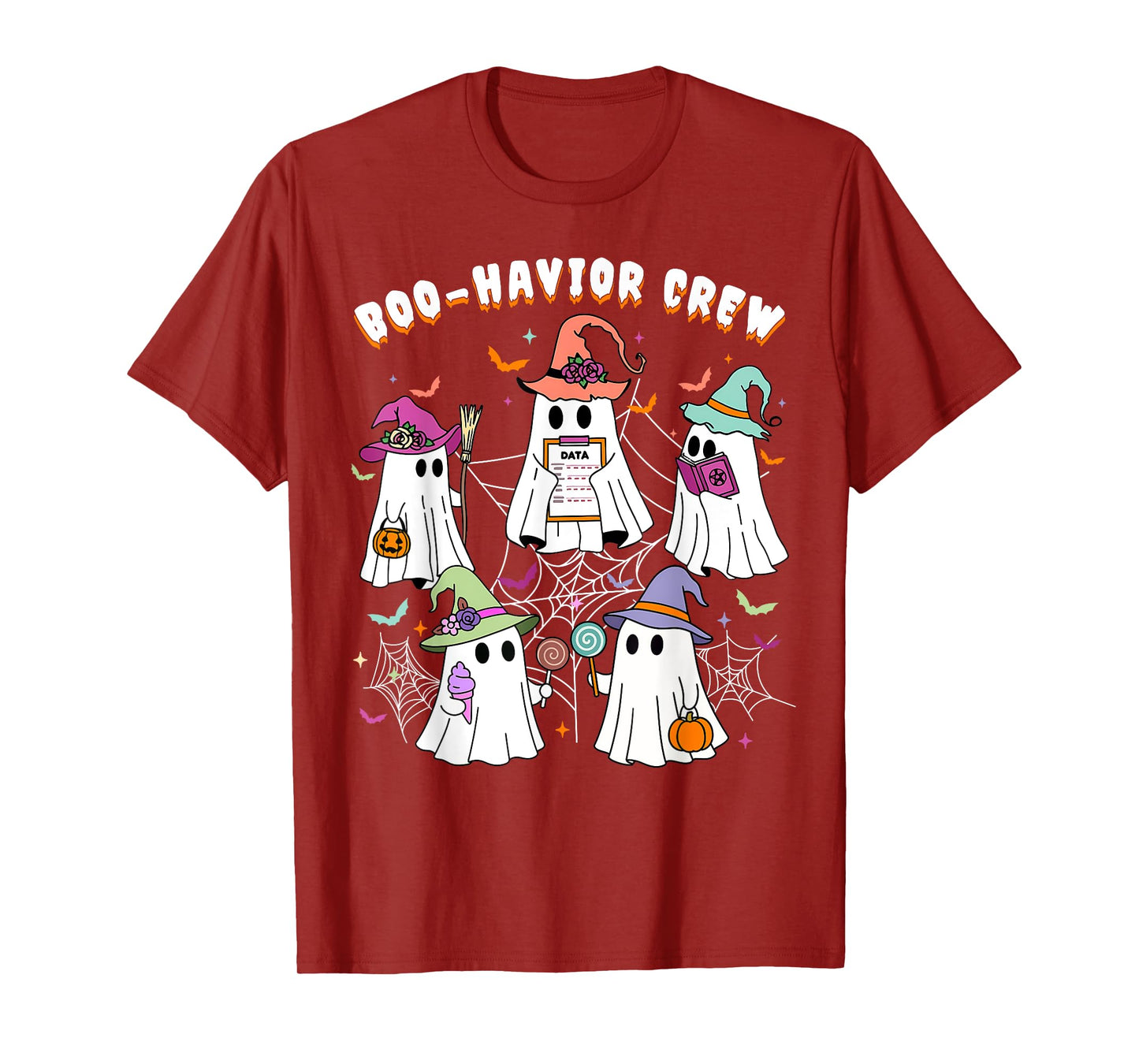 Boo-Havior Crew Behavior Analyst ABA Funny Ghost Halloween T-Shirt