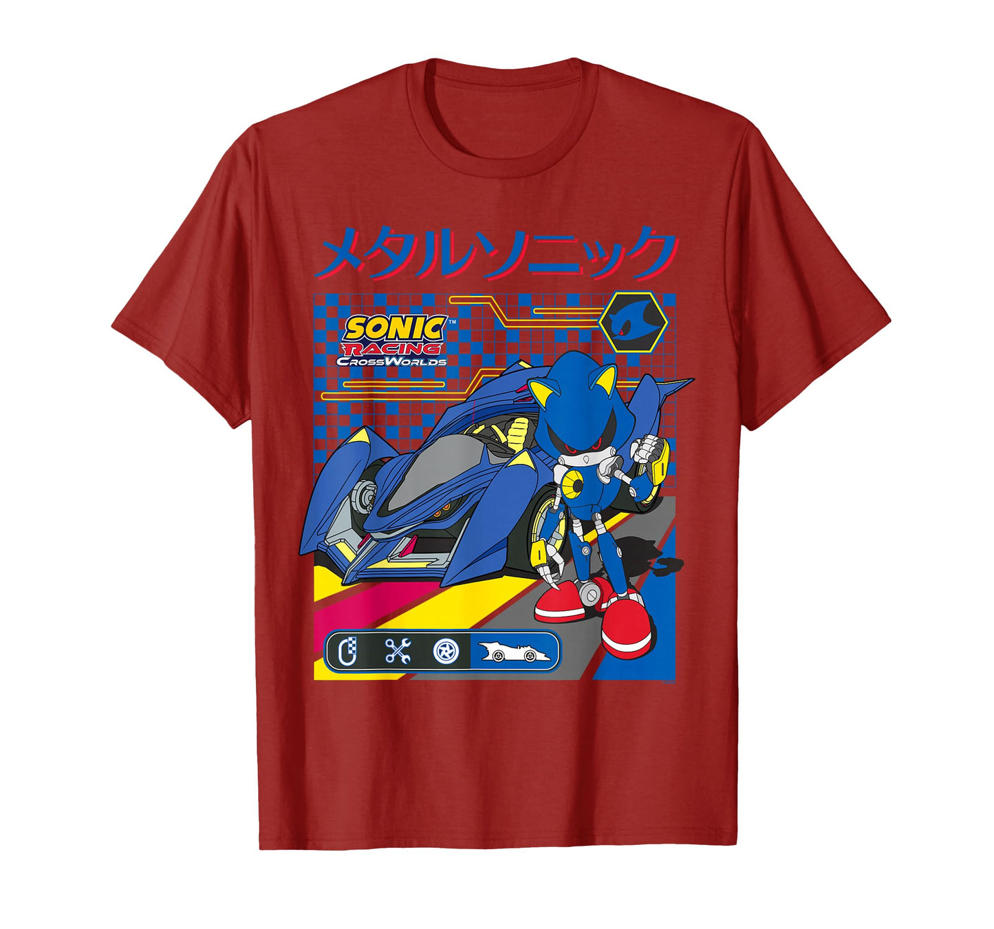 Sonic Racing CrossWorlds - Pedal to The Metal Sonic T-Shirt