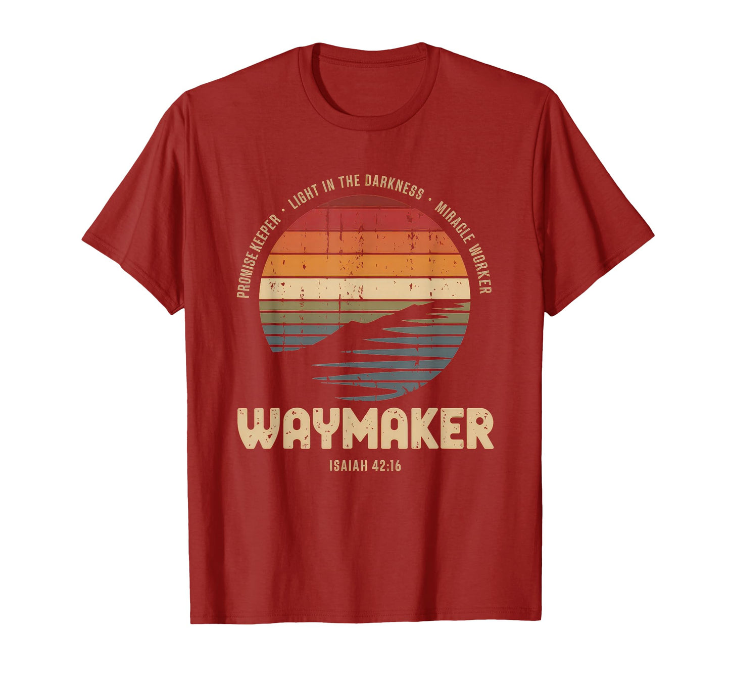 Waymaker Tshirt Promise Keeper Miracle Worker God Christian T-Shirt
