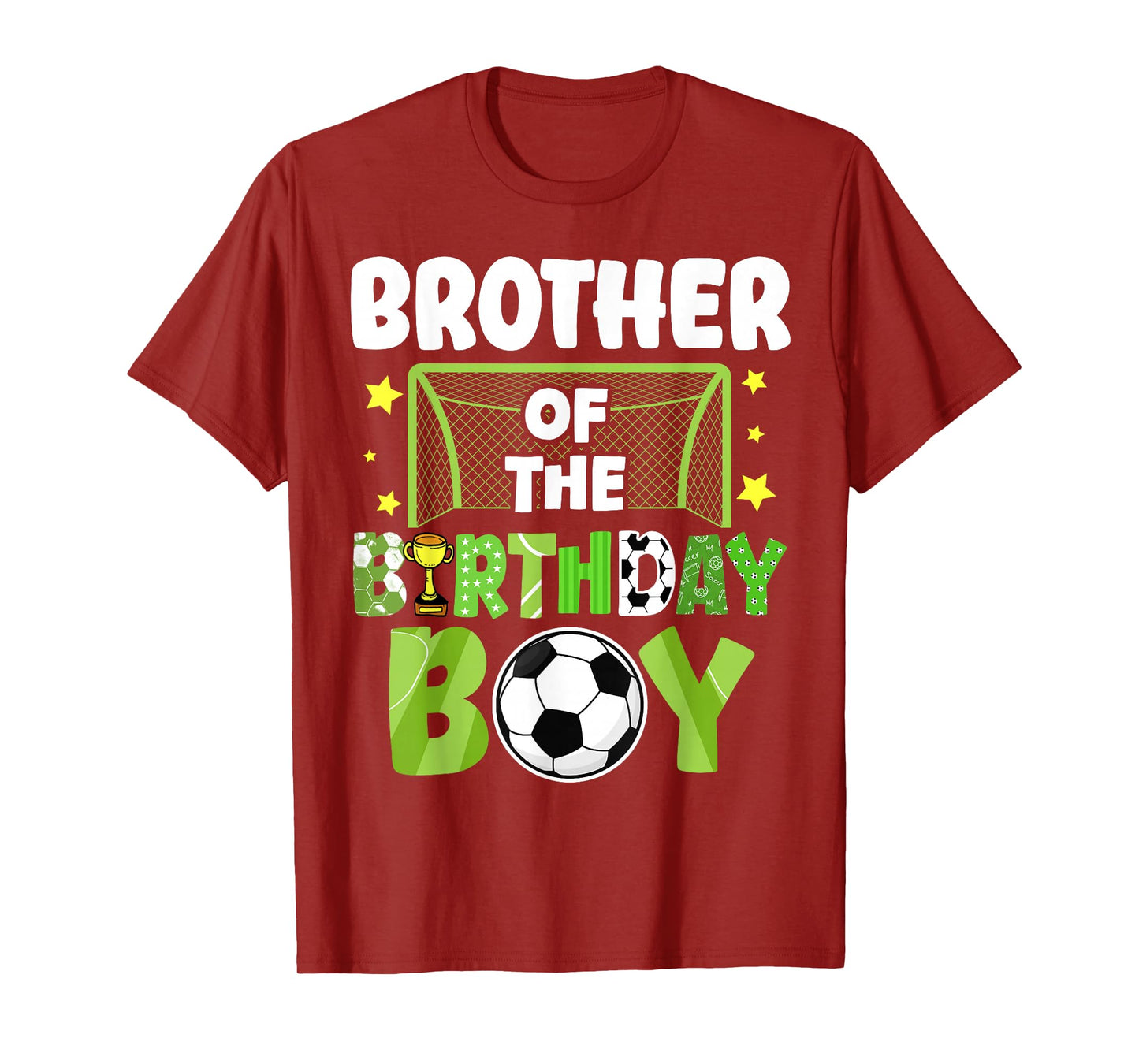 Soccer Brother Birthday Boy Party Soccer Family Matching T-Shirt