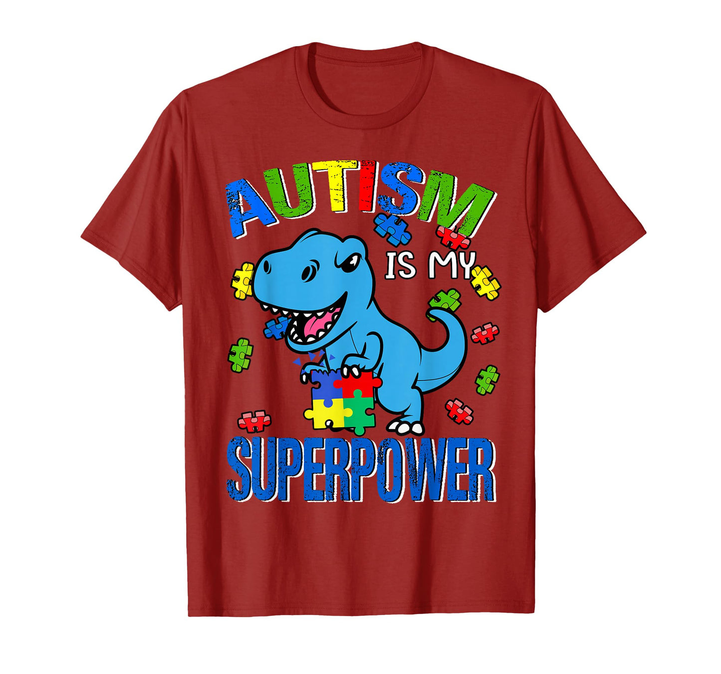 Autism Awareness Is My Superpower Kids Boys T-Shirt