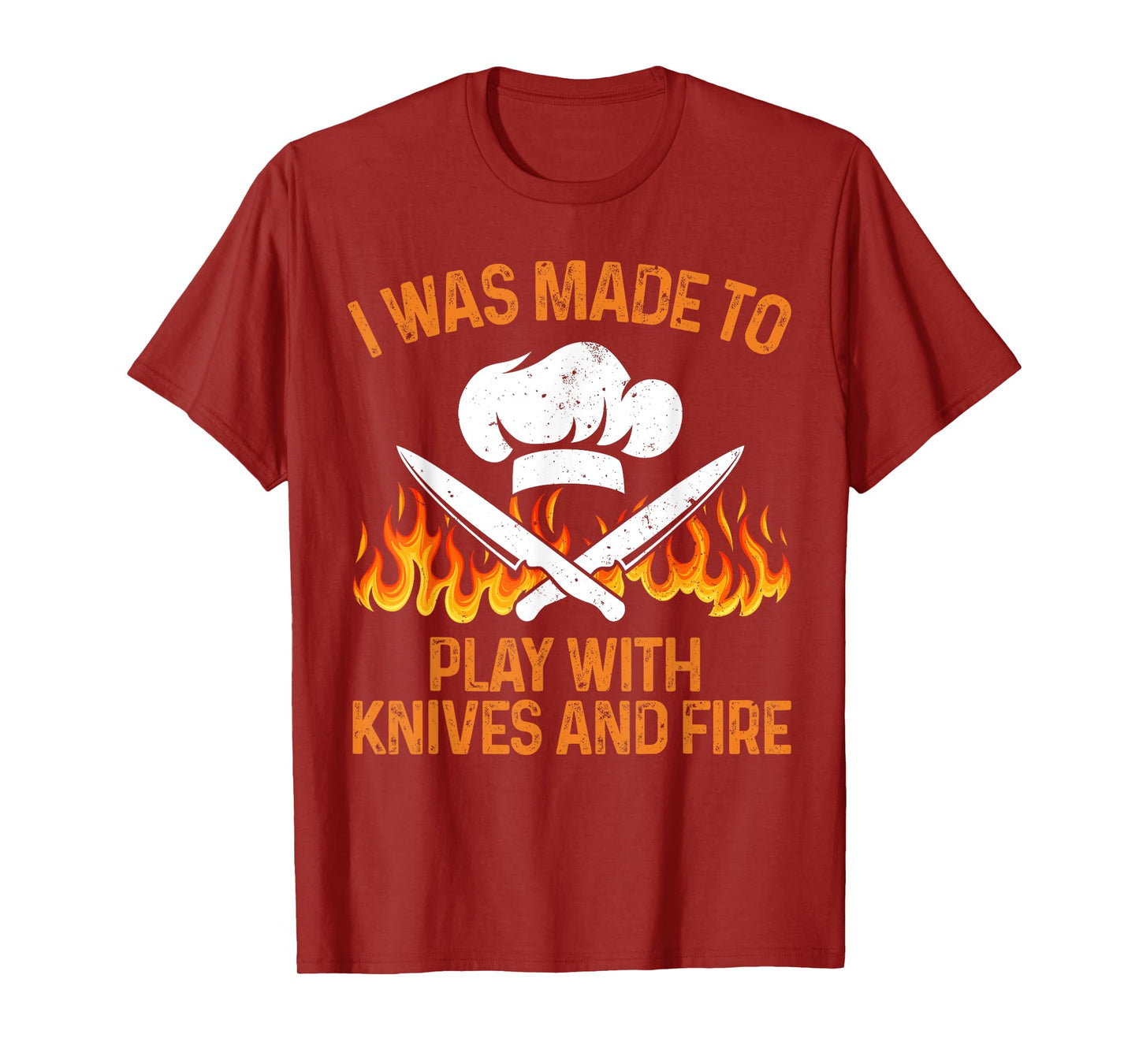Funny Chef Design For Men Women Cooking Lovers Culinary Chef T-Shirt