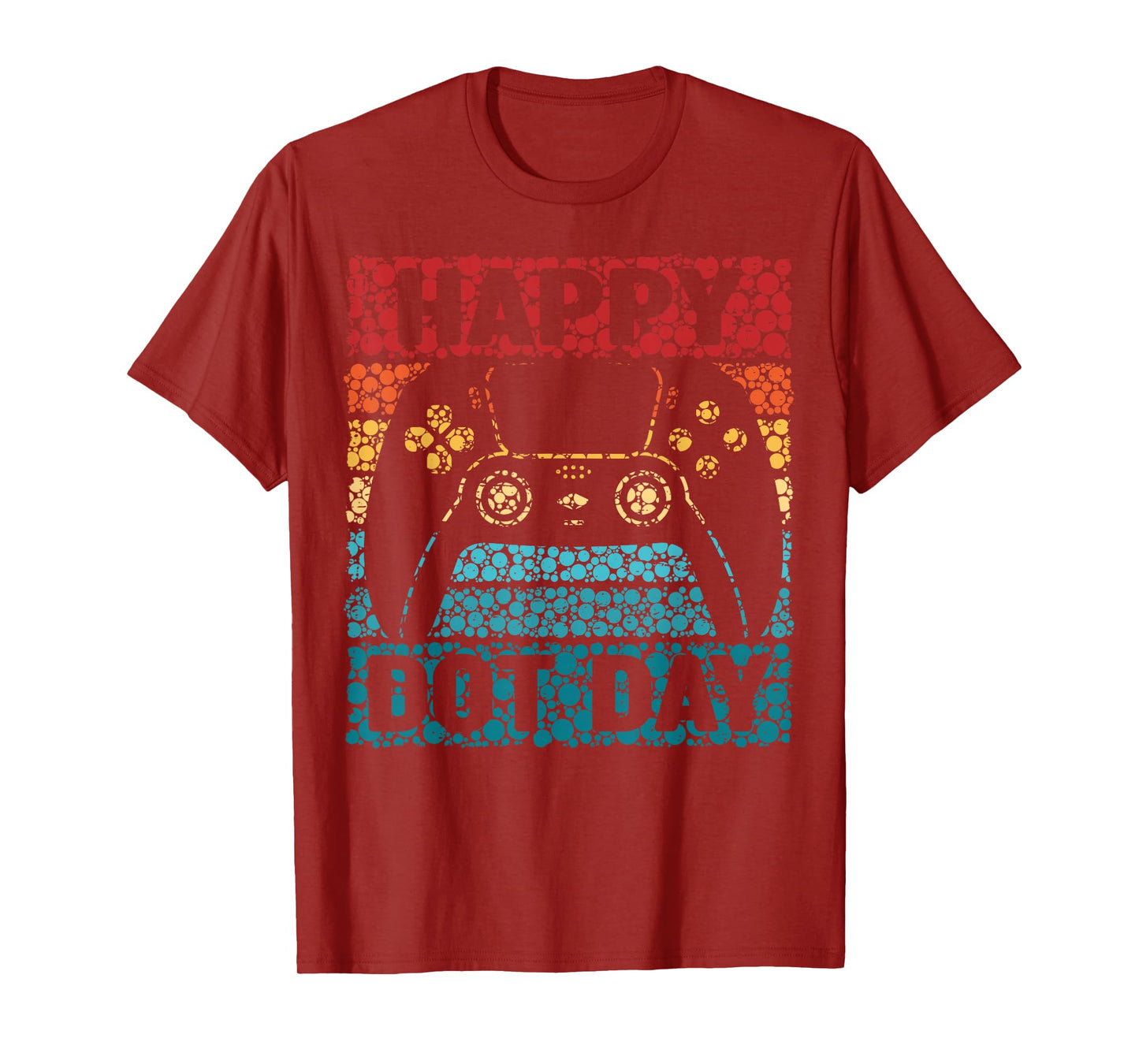 Happy Dot Day Shirts For Gamers Boys Kids Game Controller T-Shirt