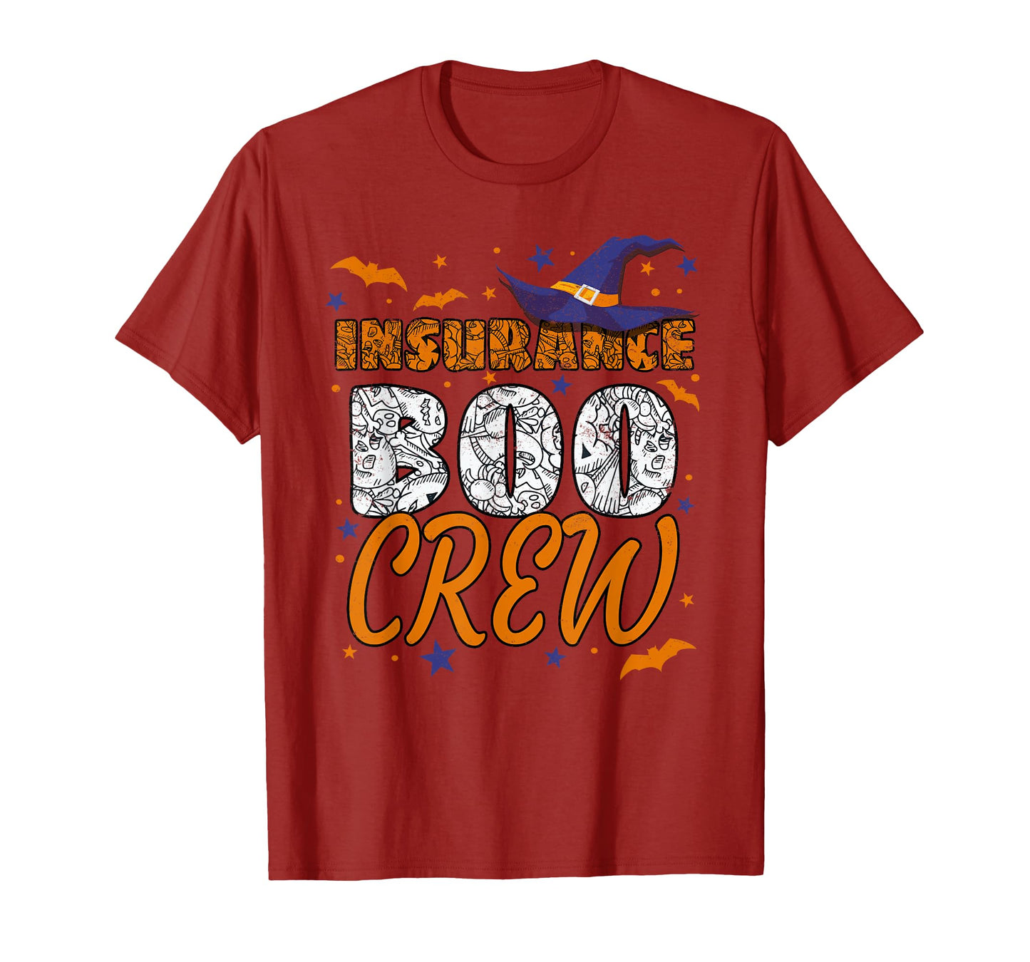 Insurance Boo Crew Halloween Insurance Agent Matching T-Shirt