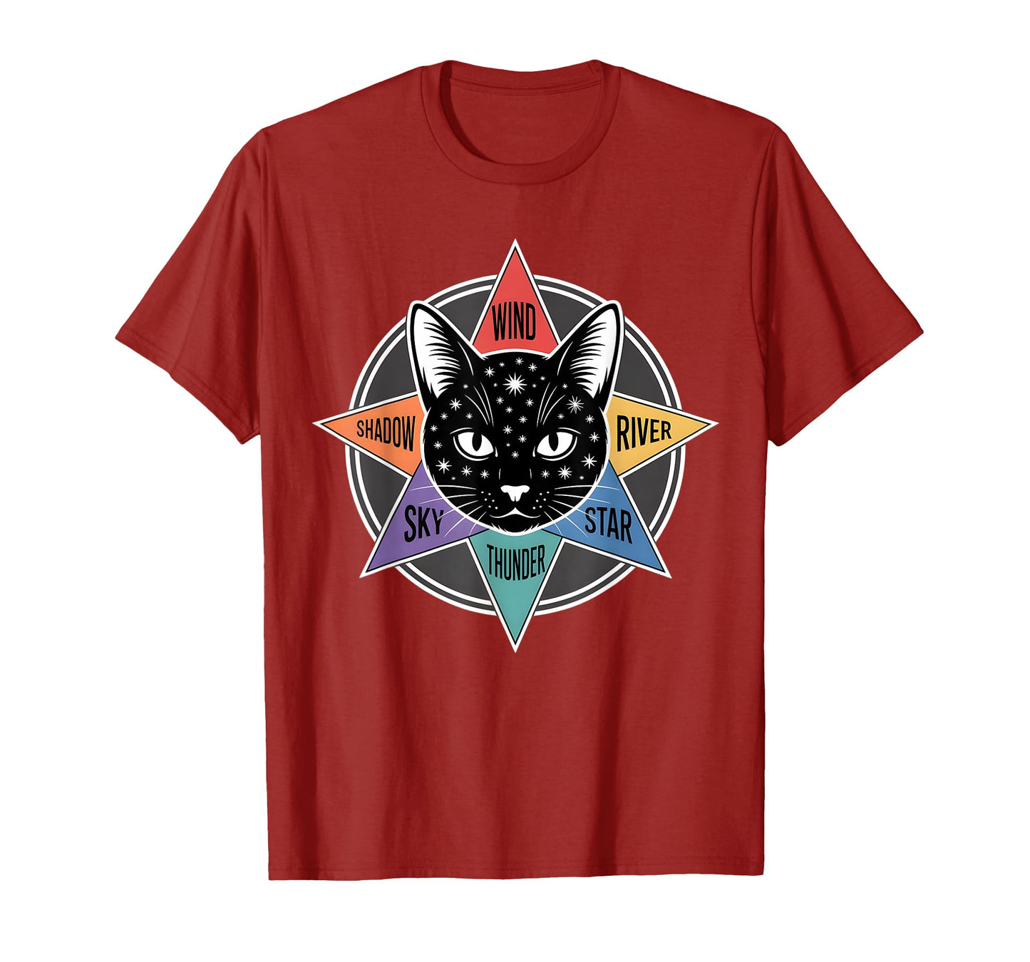 Wind Shadow River Star Thunder Sky Cat Feline Warriors T-Shirt