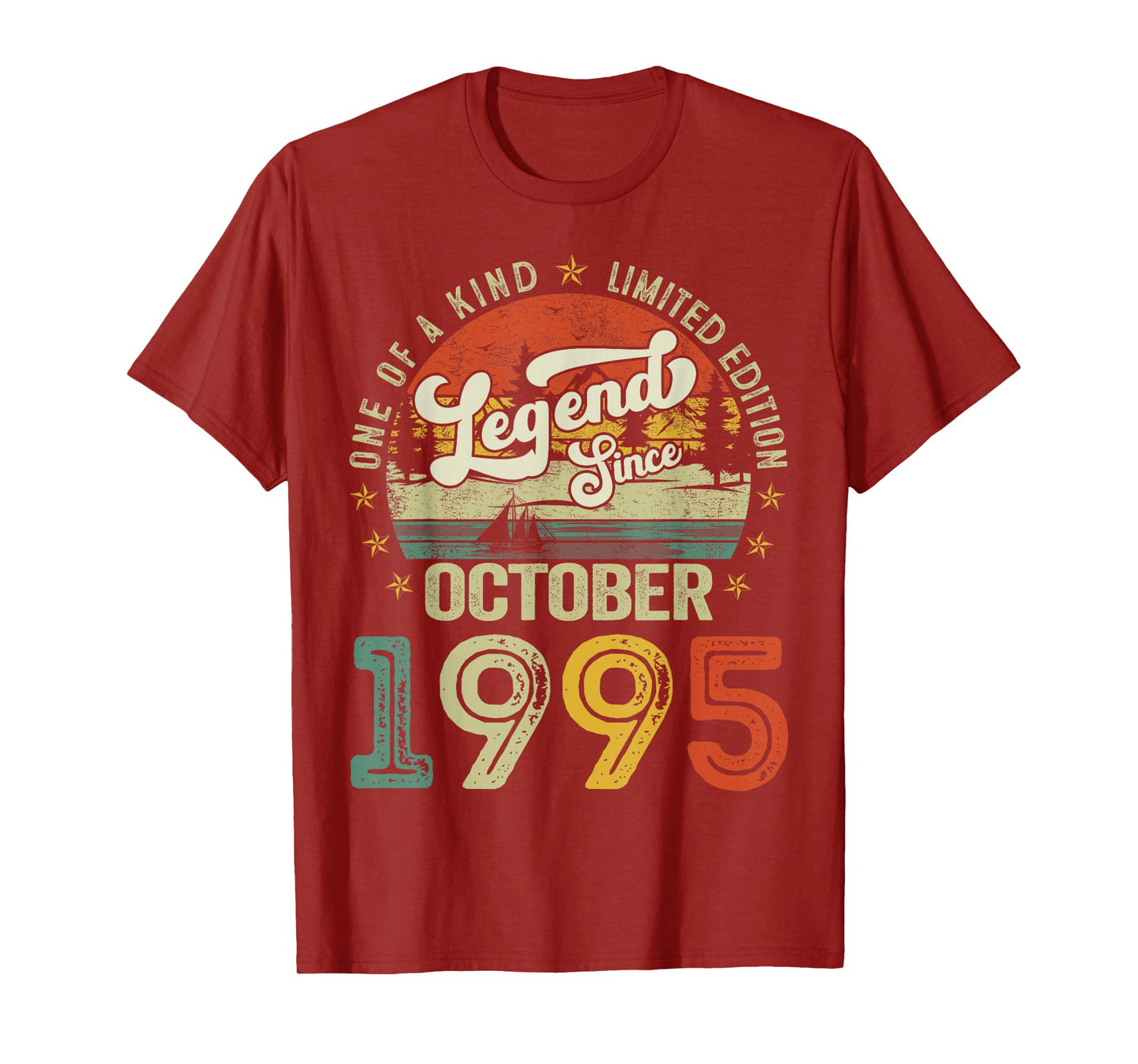 Legend since October 1995 30 Year Old 30th Birthday Men Boys T-Shirt
