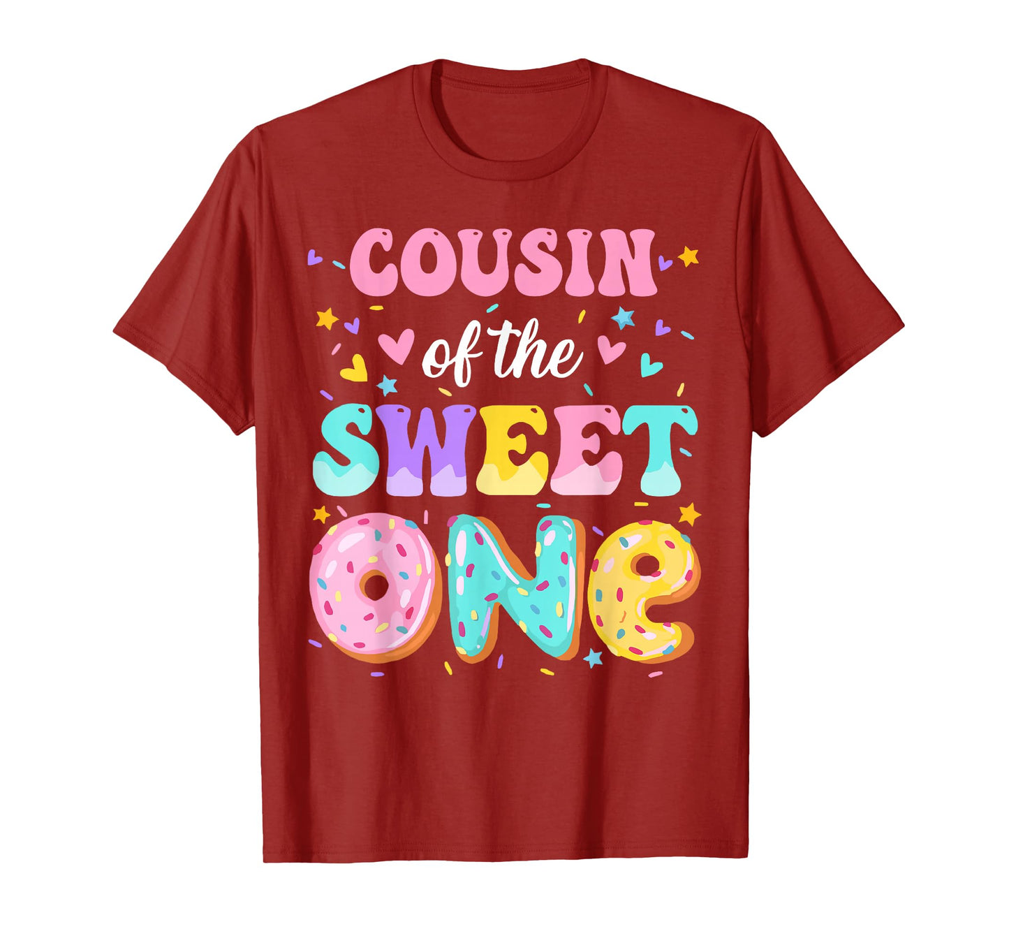 Cousin Of The Sweet One 1st Birthday Donut Theme Family T-Shirt