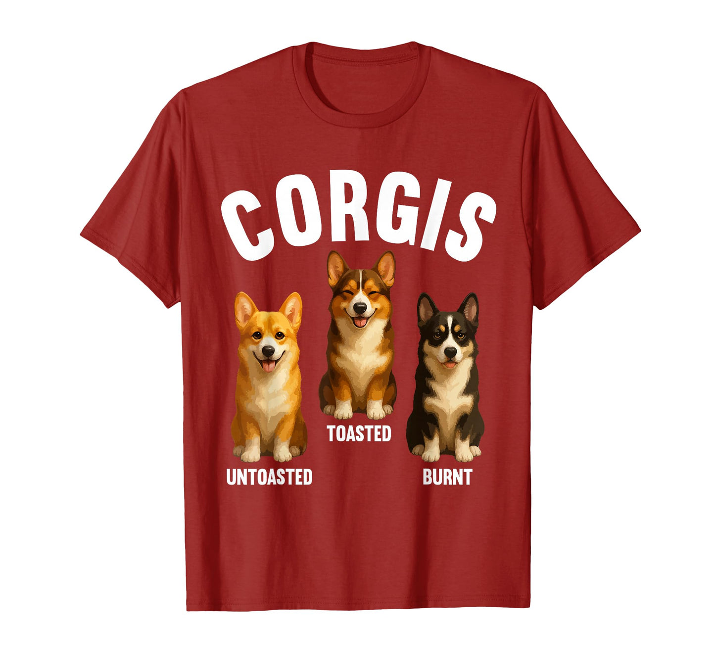 Funny Corgi Design for Men Women Kids Pet Dog Corgi Lovers T-Shirt