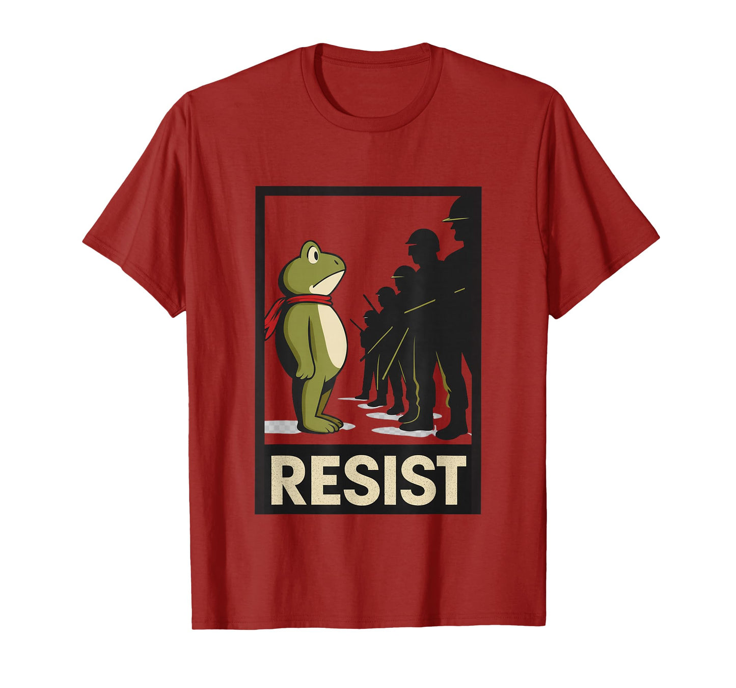 Funny Vintage Portland Frog Protest for Men and Women T-Shirt