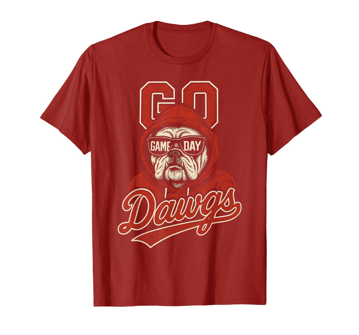 Bulldogs Graphic Go Dawg Men Women Kid Boy Girl T-Shirt