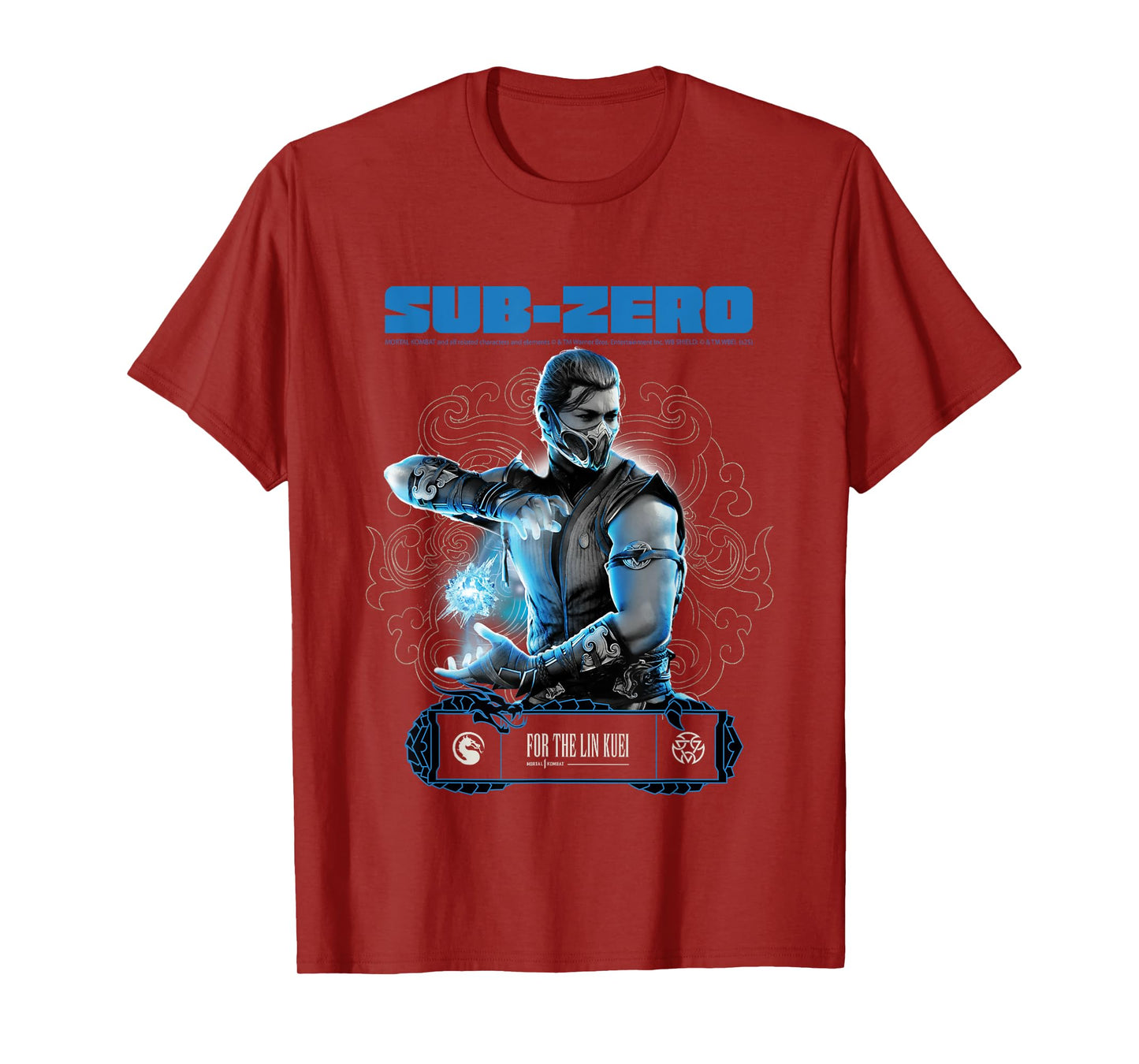 Mortal Combat Merch Sub-Zero for The Lin Kuei T-Shirt