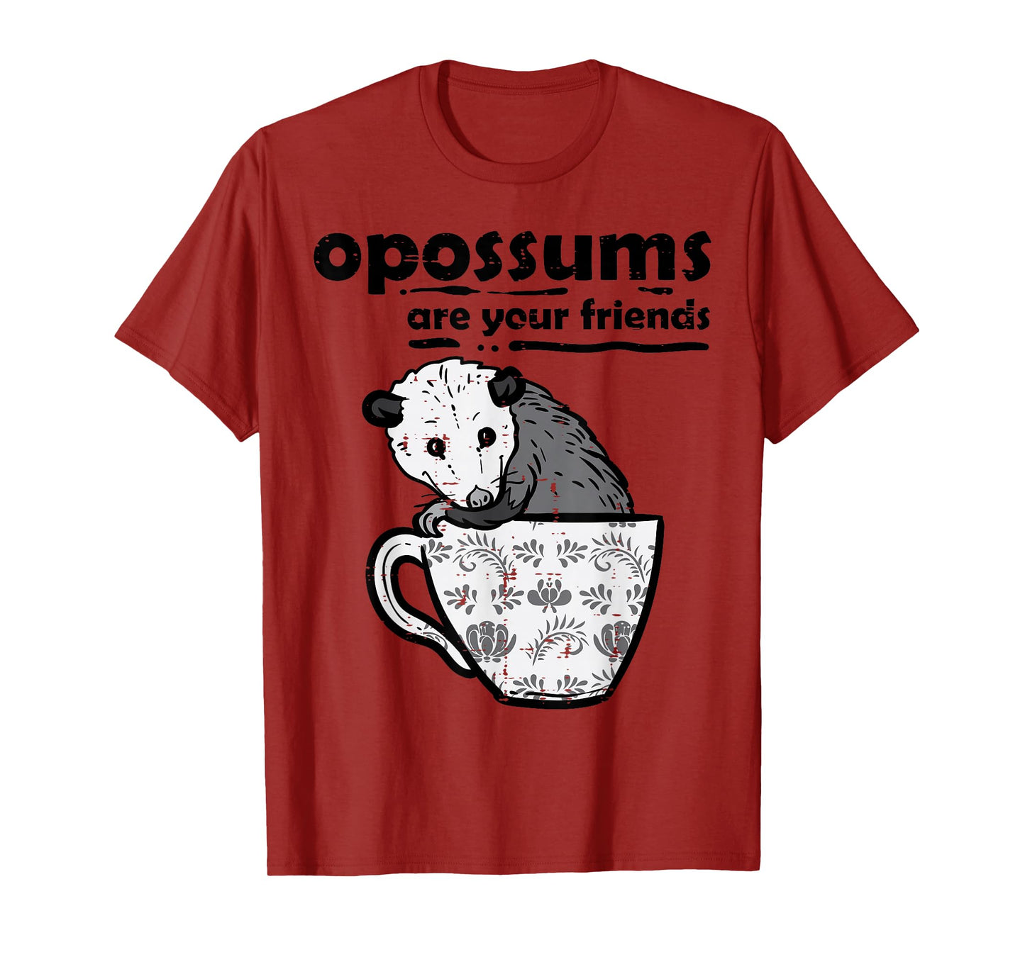 Opossums Are Your Friends Possum Street Cat Women Kids Men T-Shirt