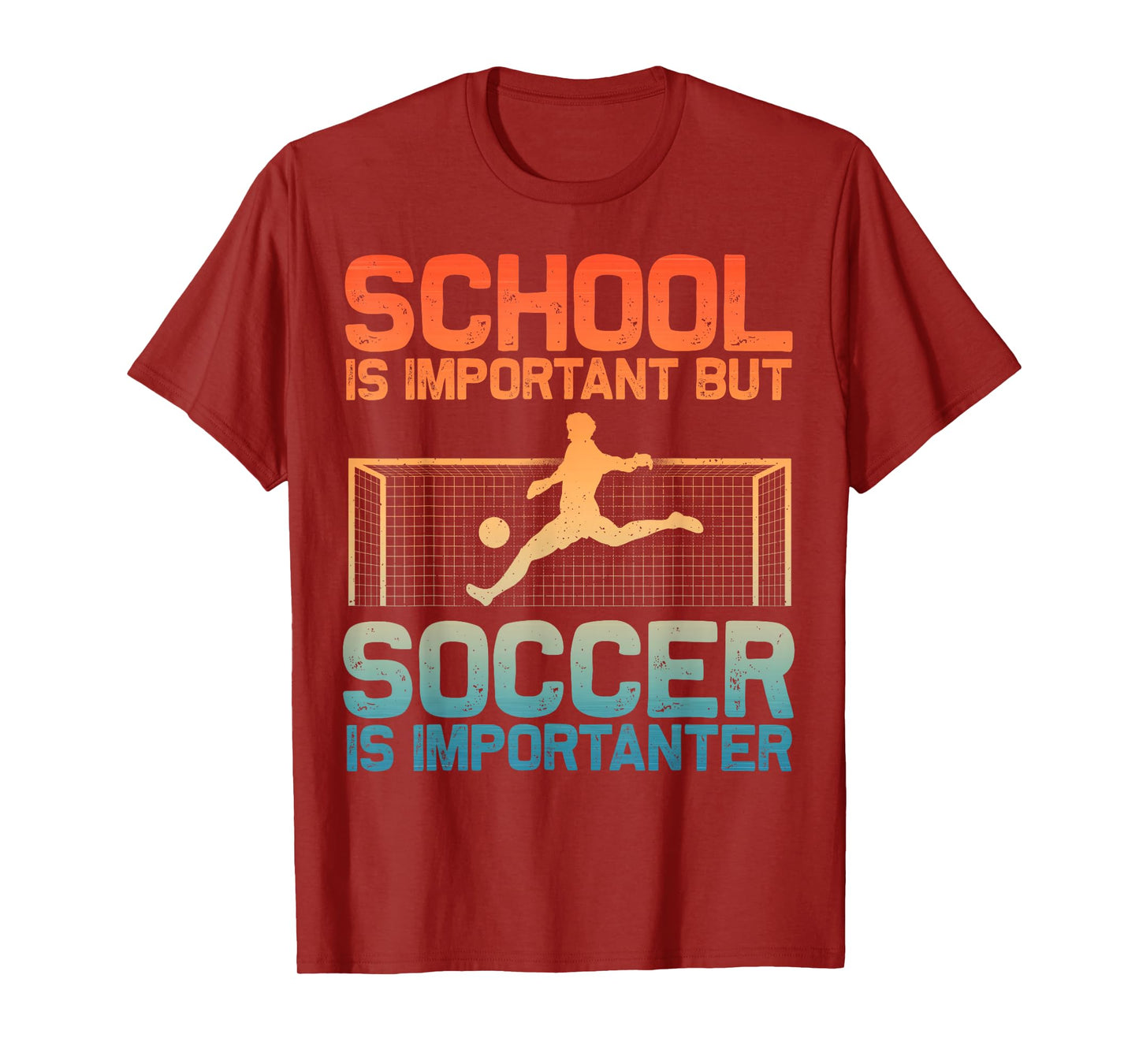 Funny Soccer Art for Boys Girls Men Women Gag Soccer Player T-Shirt