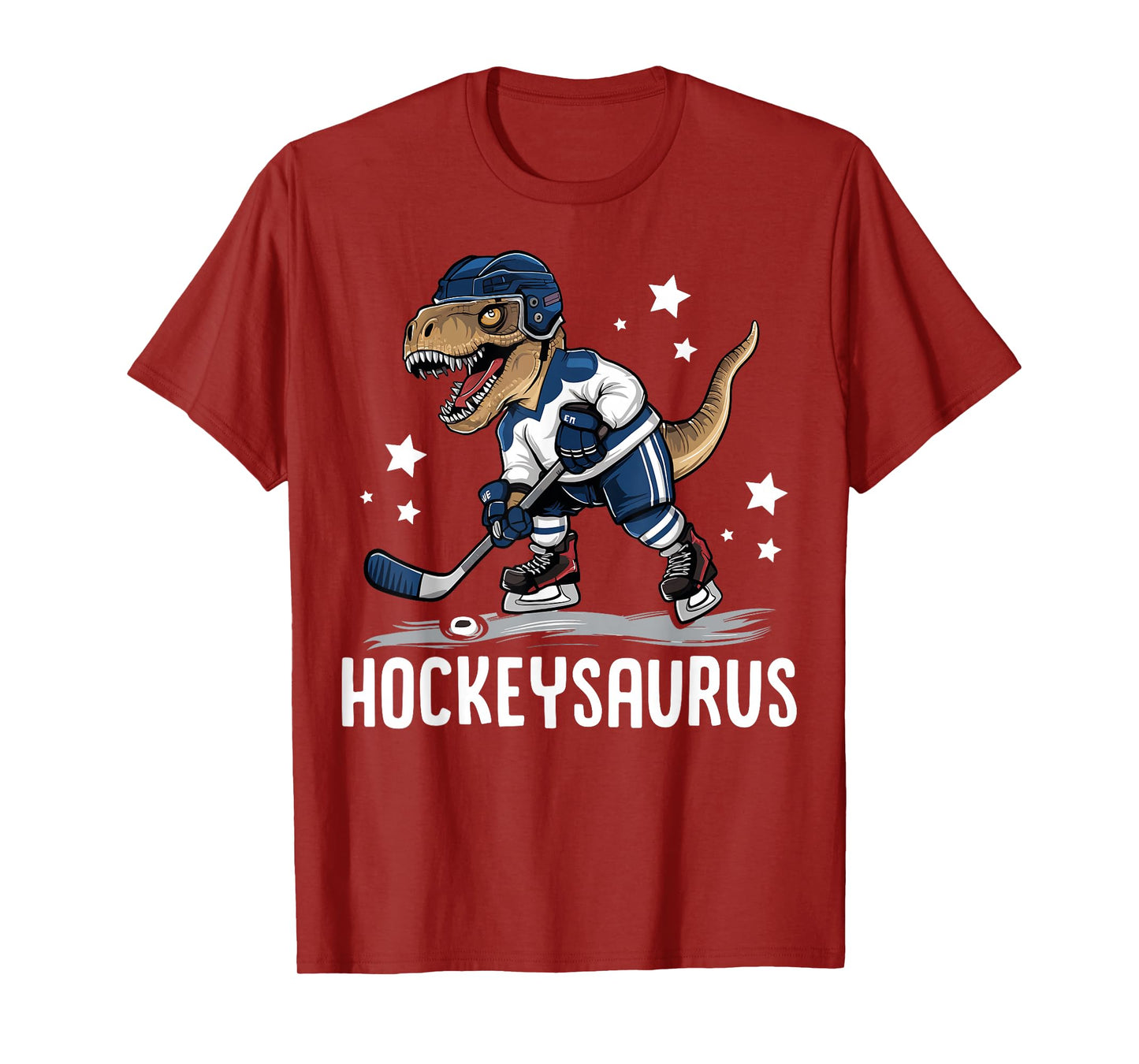 Hockeysaurus Funny Dinosaur Hockey Kids Hockey Boy T-Shirt