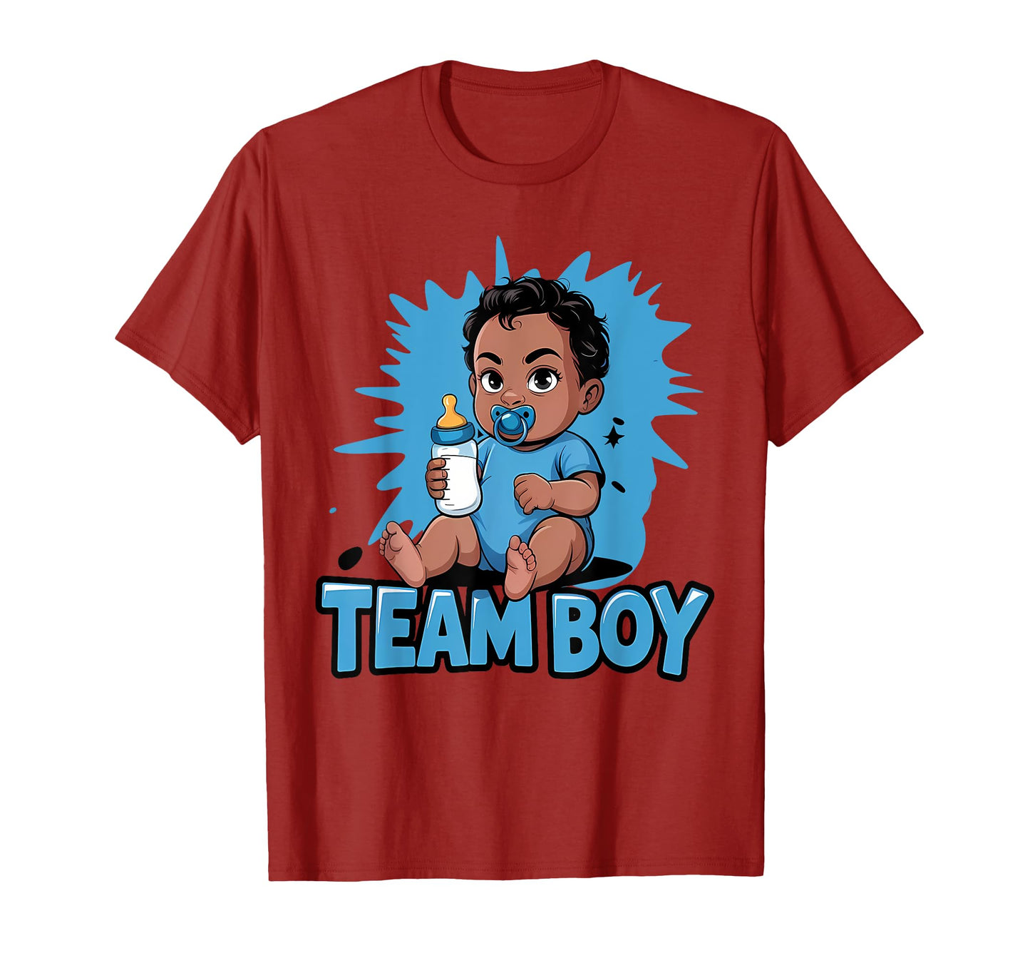 Team Boy Baby Gender Reveal Party Kid T-Shirt