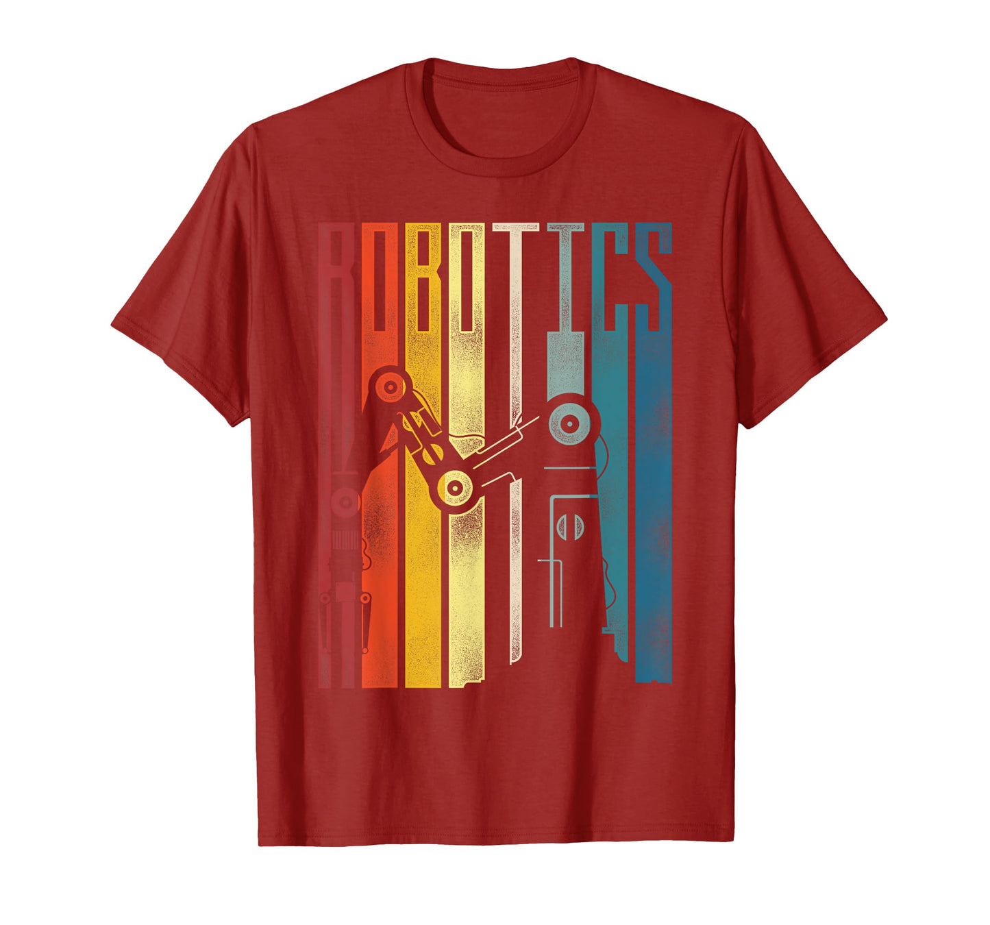 Robot Robotics Engineer Retro Vintage Robotics T-Shirt
