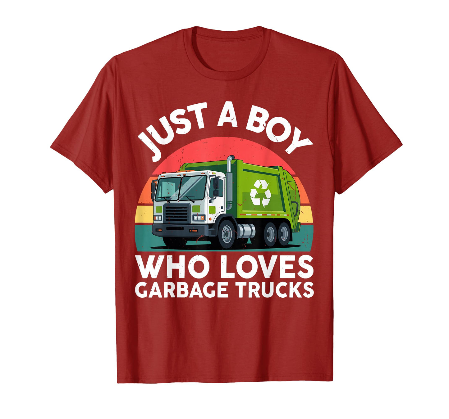Toddler Boy Who Loves Garbage Truck Birthday Outfit Trash T-Shirt