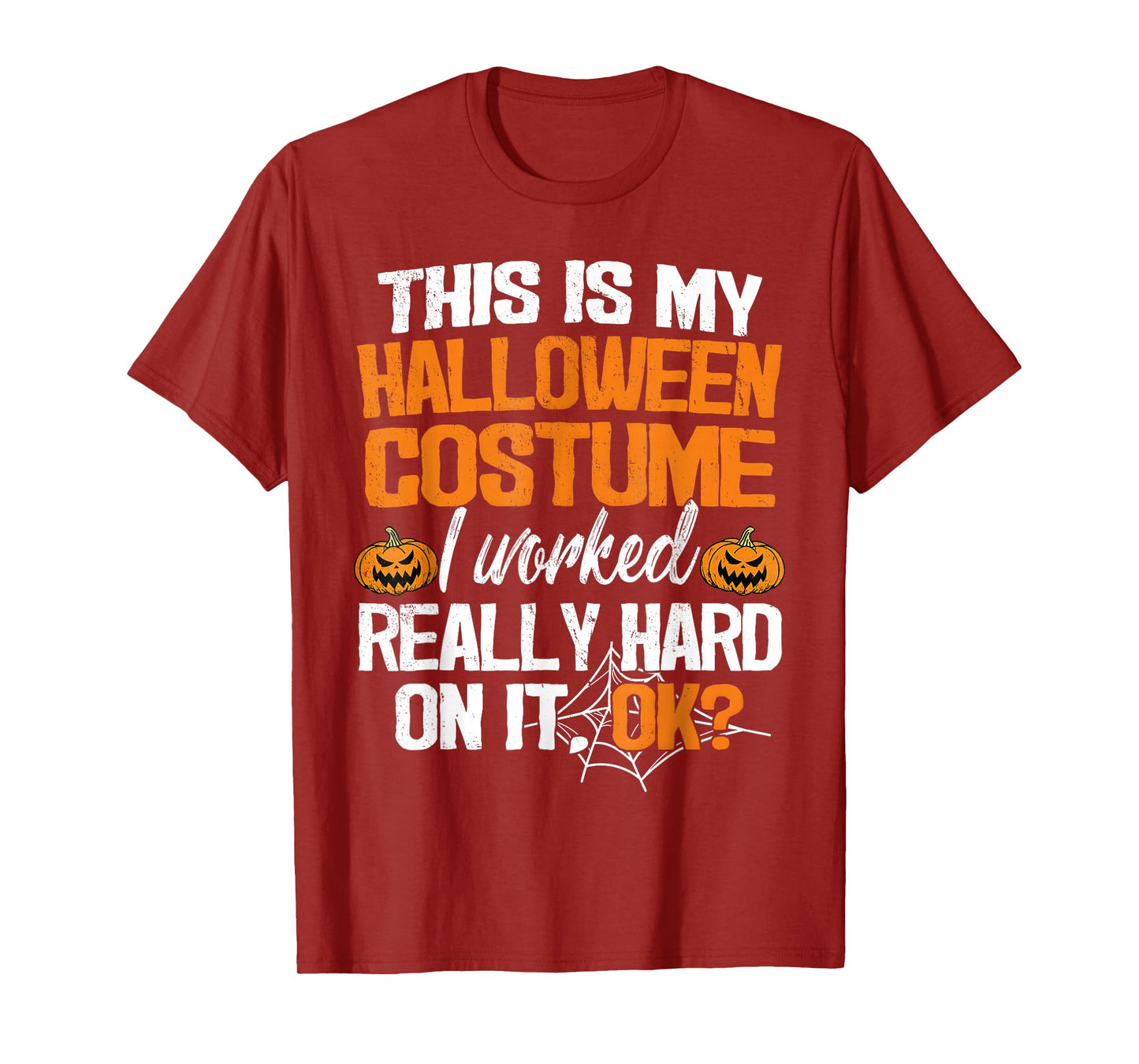 Funny Easy This Is My Halloween Costume DIY Last Minute T-Shirt