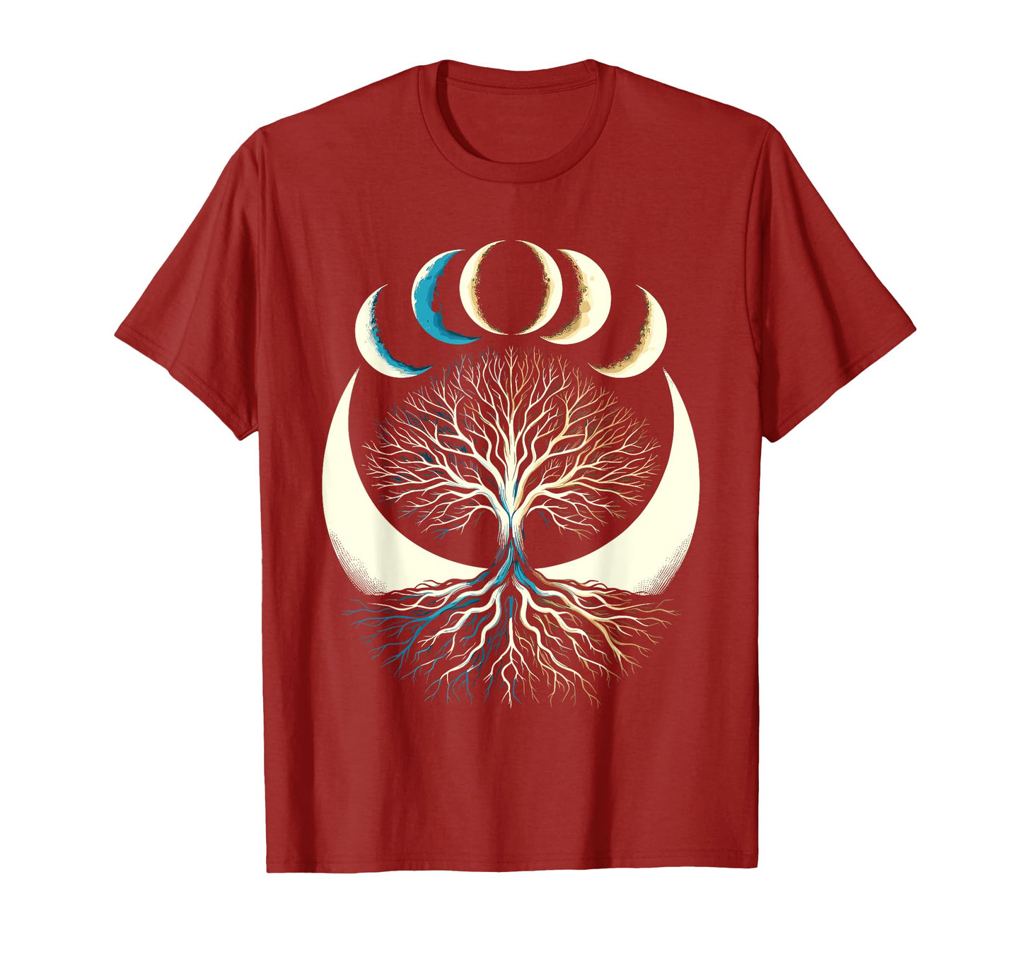 Phases Of The Moon Tree T-Shirt