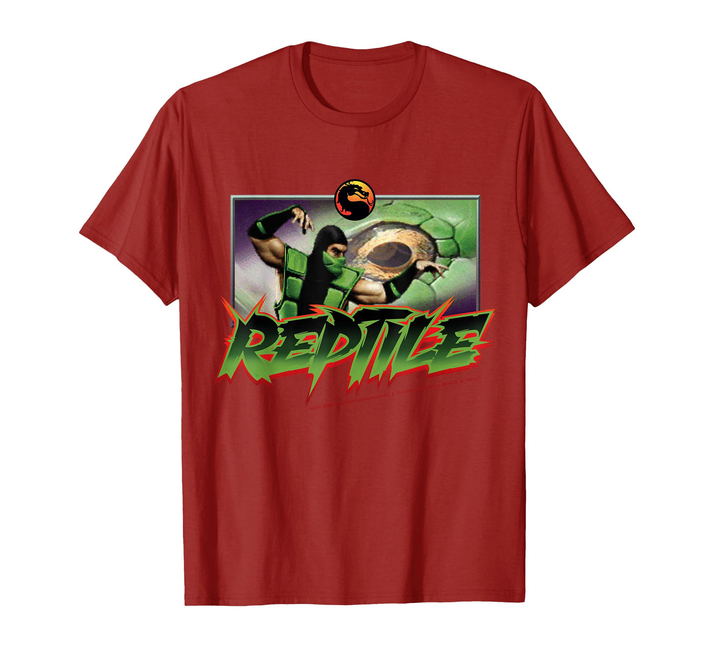 Reptile Mortal Combat Merch Iconic Design T-Shirt