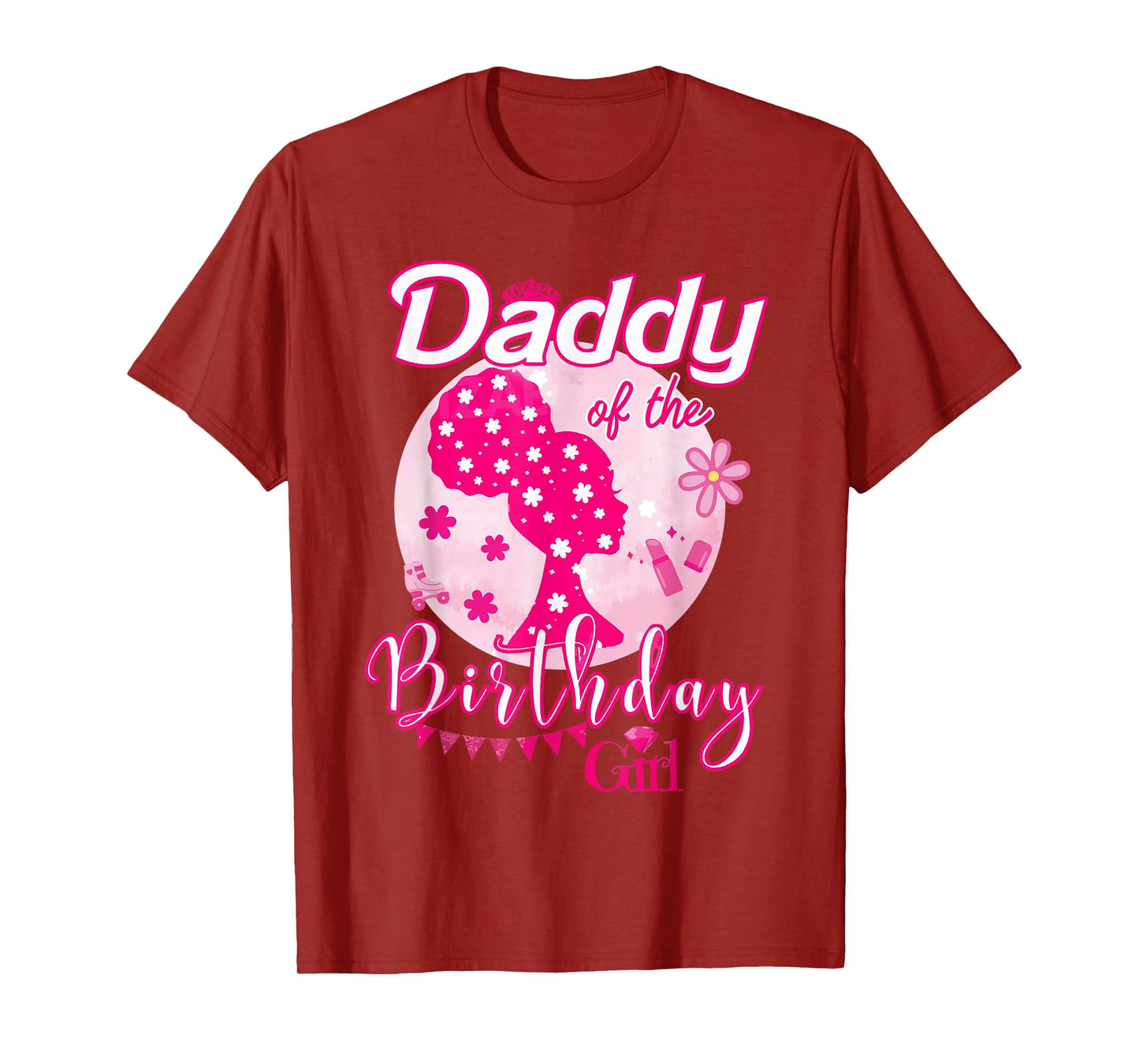 Daddy Of The Birthday Girl Doll Birthday Kid Family Matching T-Shirt