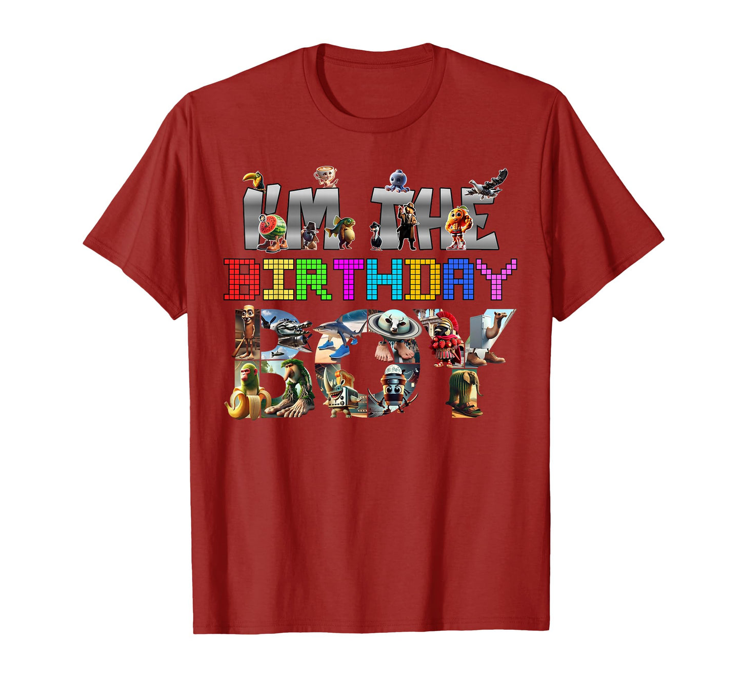 I'm The Birthday Boy Italian Brainrot Meme Party Funny T-Shirt