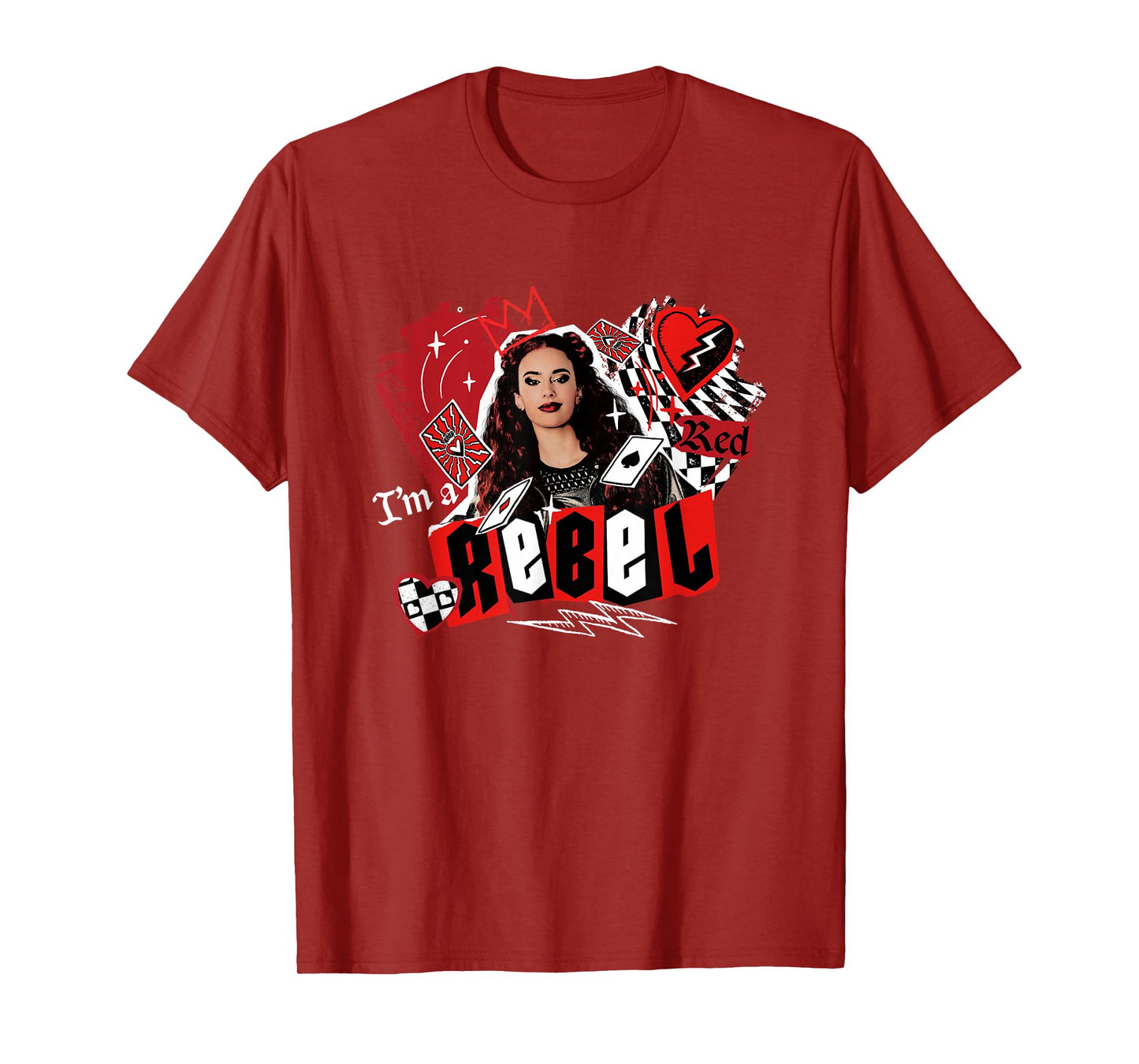 Disney Descendants: The Rise Of Red I'm A Rebel Vintage T-Shirt