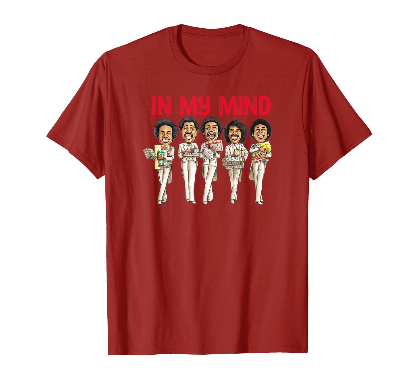 Funny Christmas Temptations in my mind silent night T-Shirt