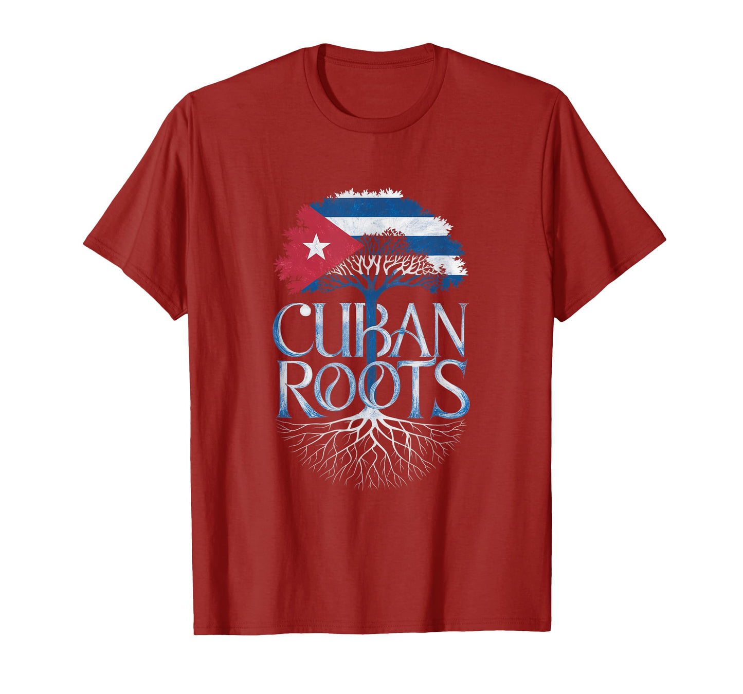 Cuban Roots - Cuba Flag Colors Family Tree Souvenir T-Shirt
