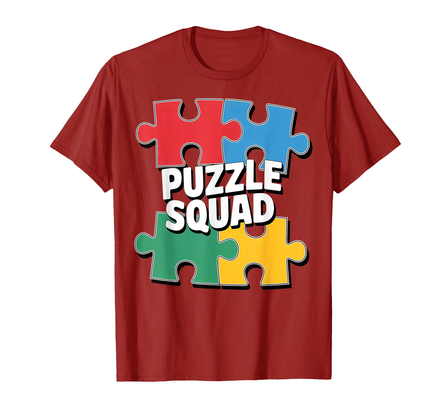 Puzzle Squad Team Family Matching for Jigsaw Hobbyists T-Shirt