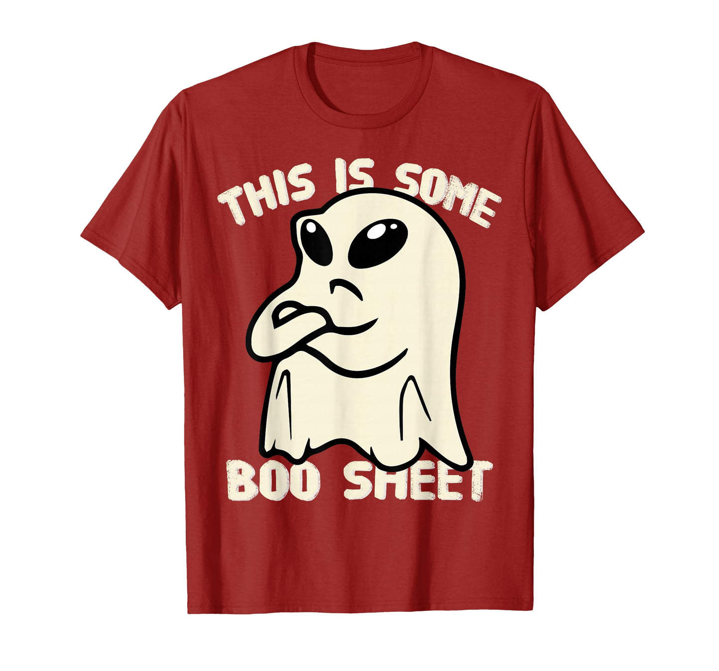 Resident Ghost Alien Eyes This is Some Boo Sheet Bullshit T-Shirt
