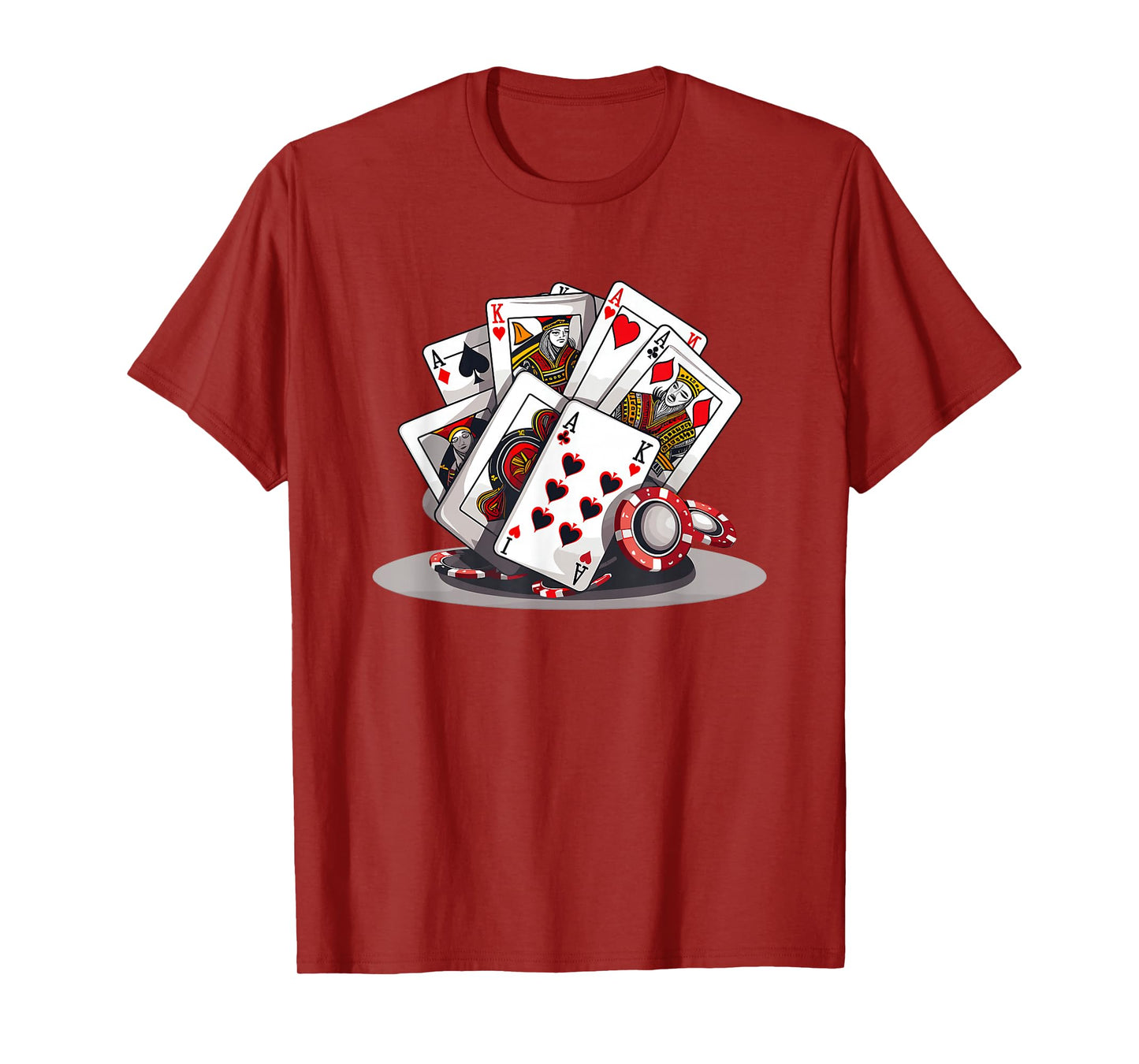 Funny Poker Card Player Casino Gambler Poker T-Shirt