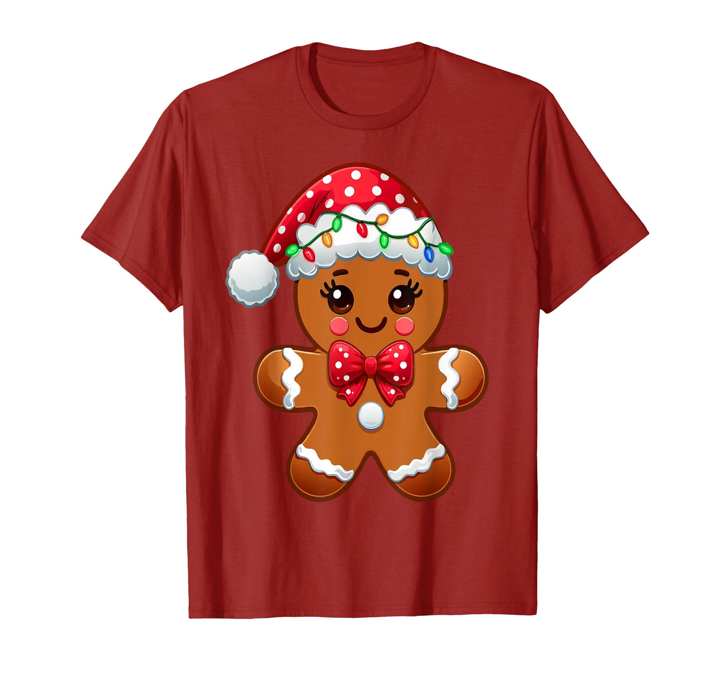 Christmas Holiday Cute Gingerbread Man Baking Lover T-Shirt