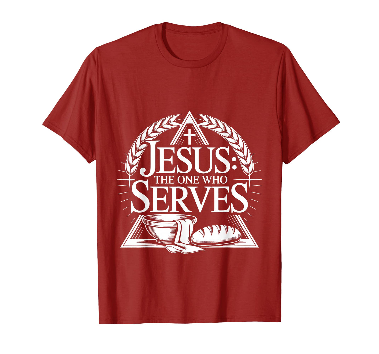 Jesus The One Who Serves Religious Pickleball - T-Shirt