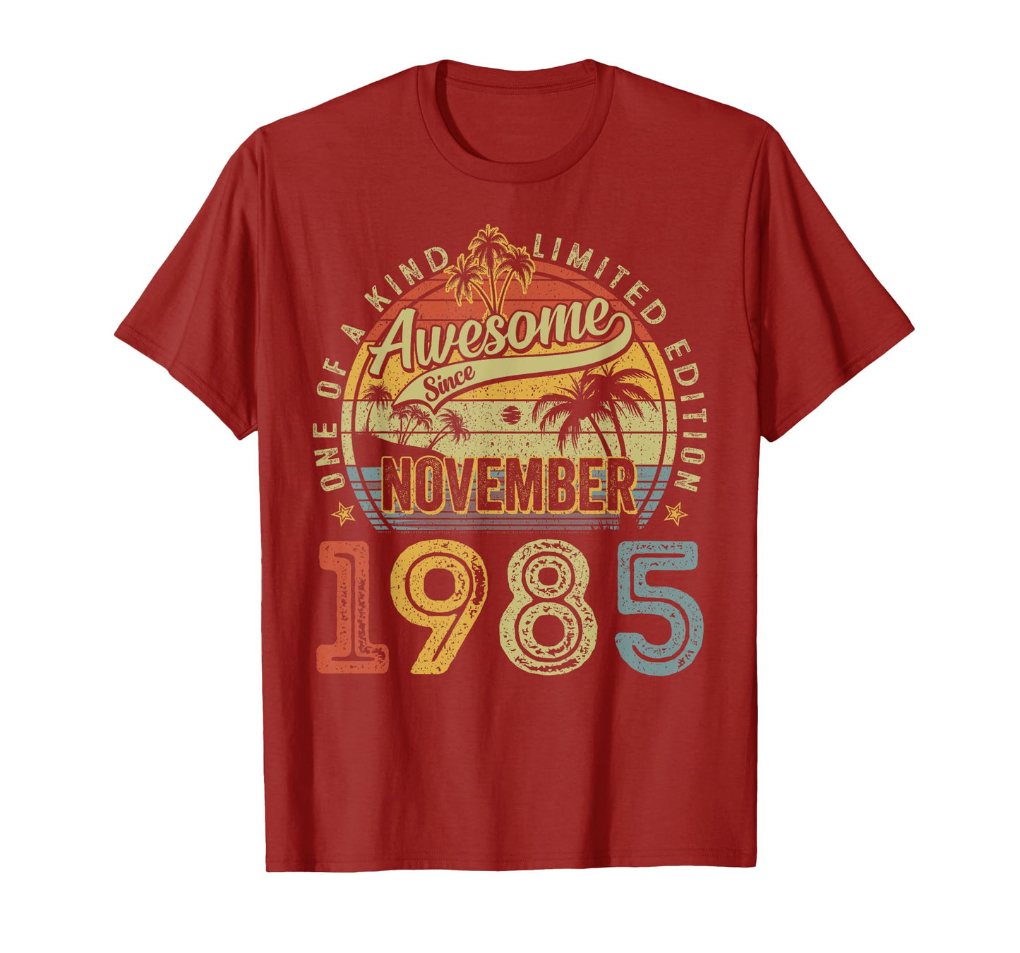 Awesome since November 1985 40 Years Old 40th Birthday Men T-Shirt