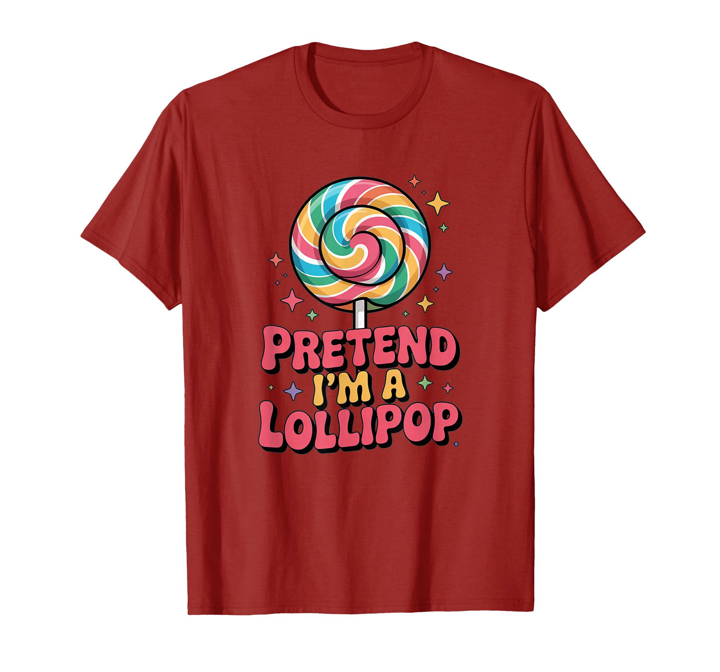 Pretend I'm A Lollipop Halloween Costume Couples Matching T-Shirt