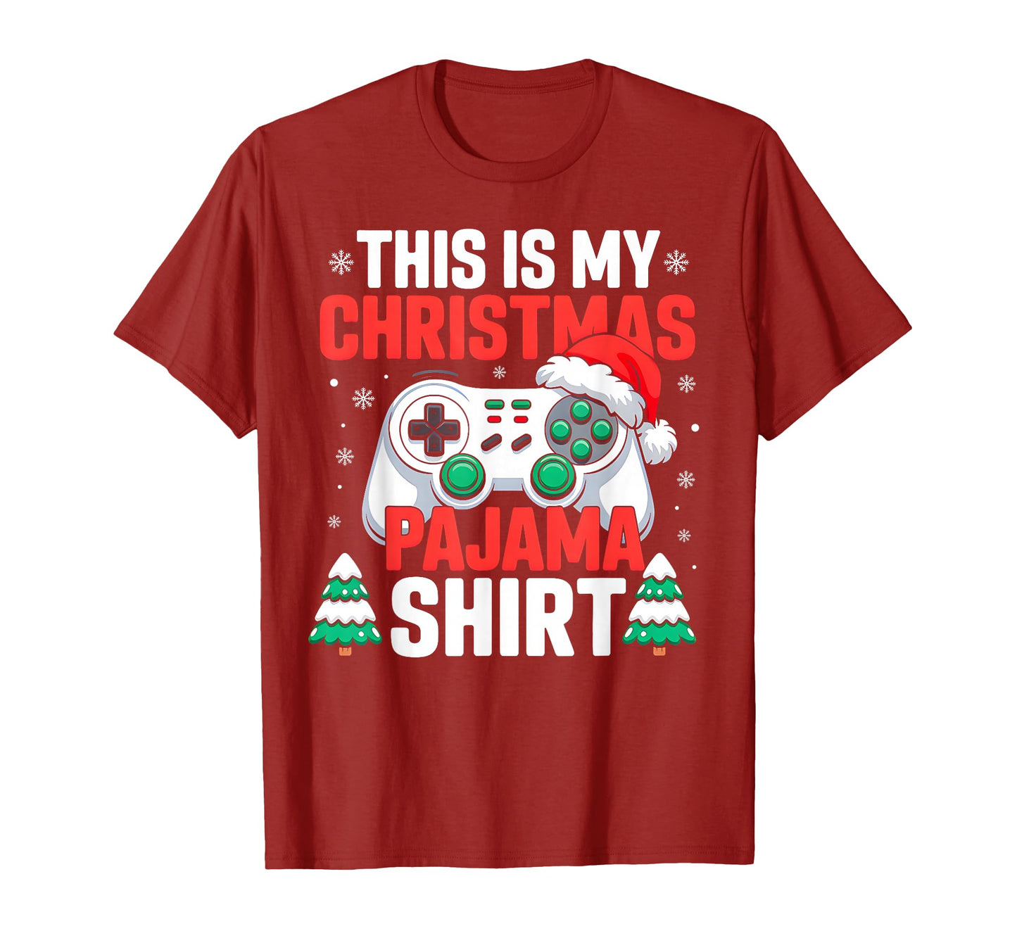This is My Christmas Pajama Shirt Video Gamer Gaming Boys T-Shirt