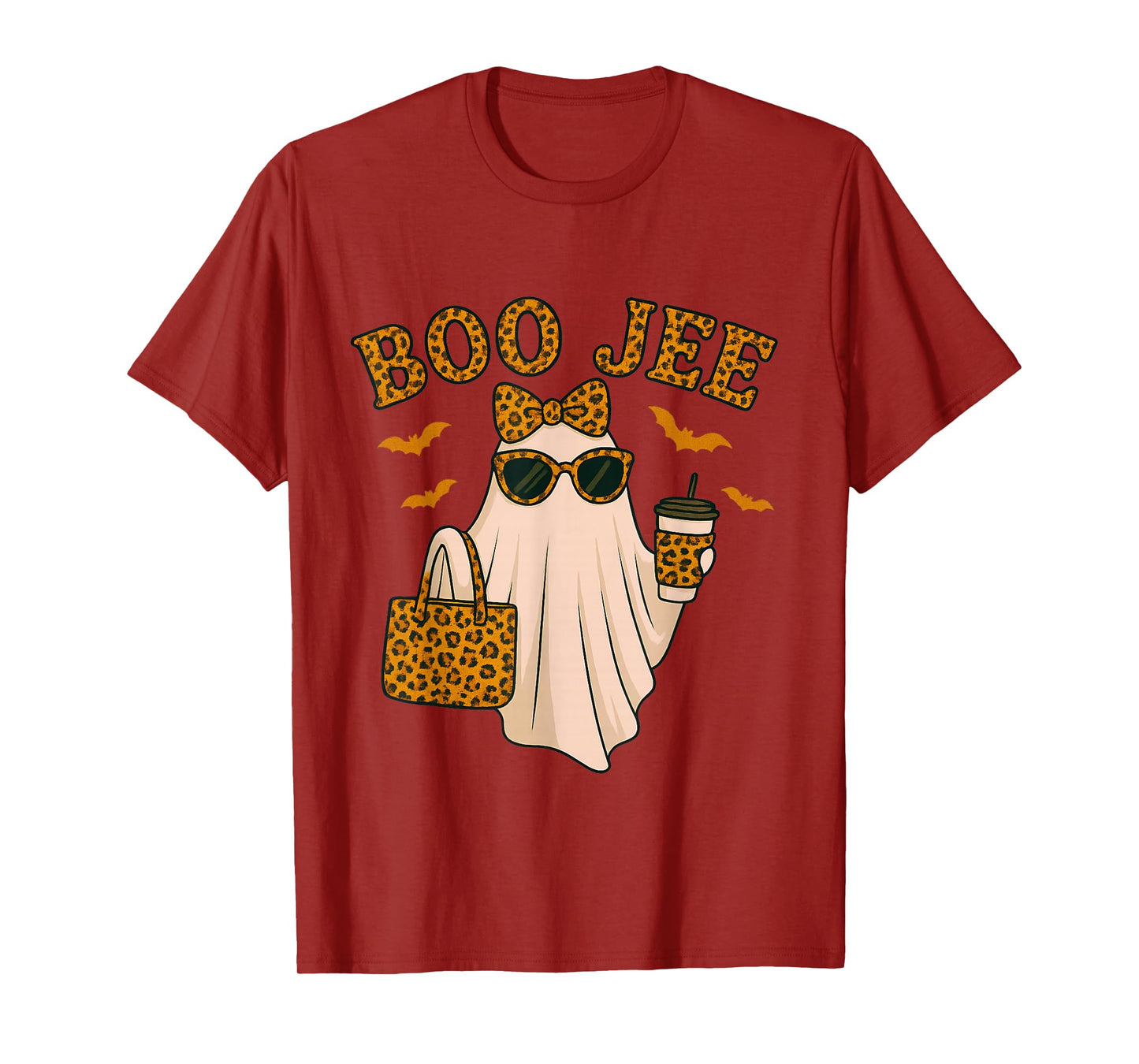 Boo JEE Ghost Shirt Halloween Women Girls Boojee Halloween T-Shirt